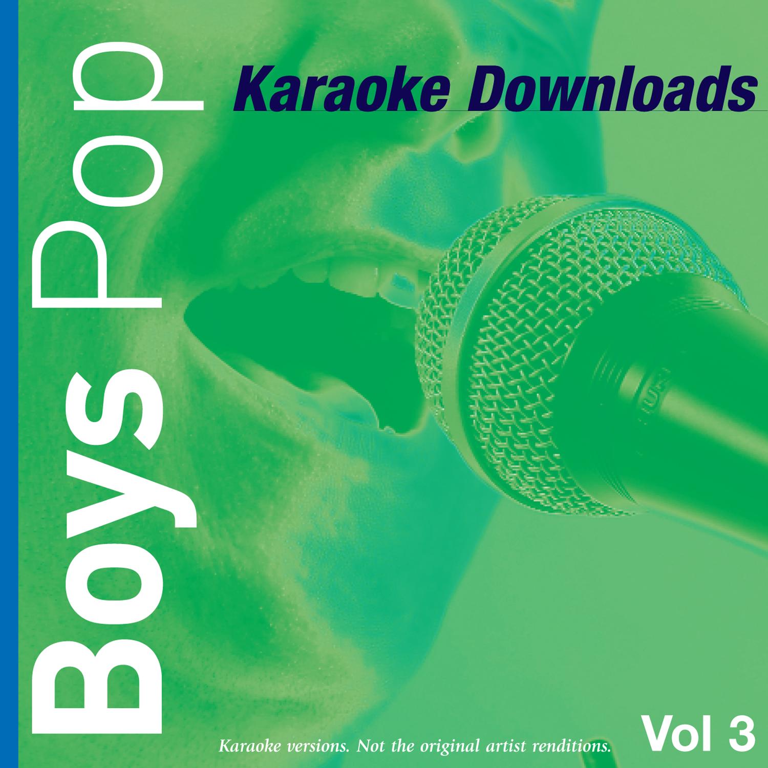 Karaoke Downloads - Boys Pop Vol.3