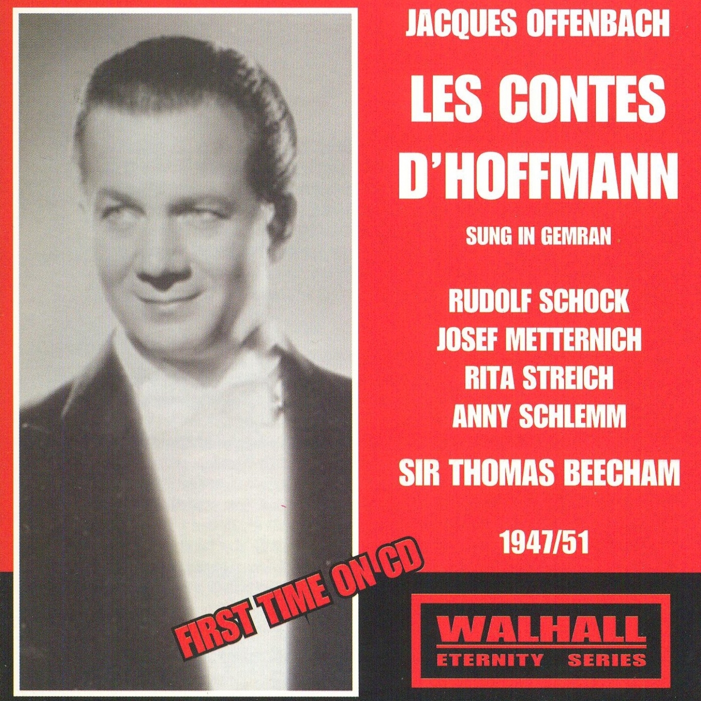 Jacques Offenbach: Les Contes D'Hoffmann (Sung In German 1941/1957)