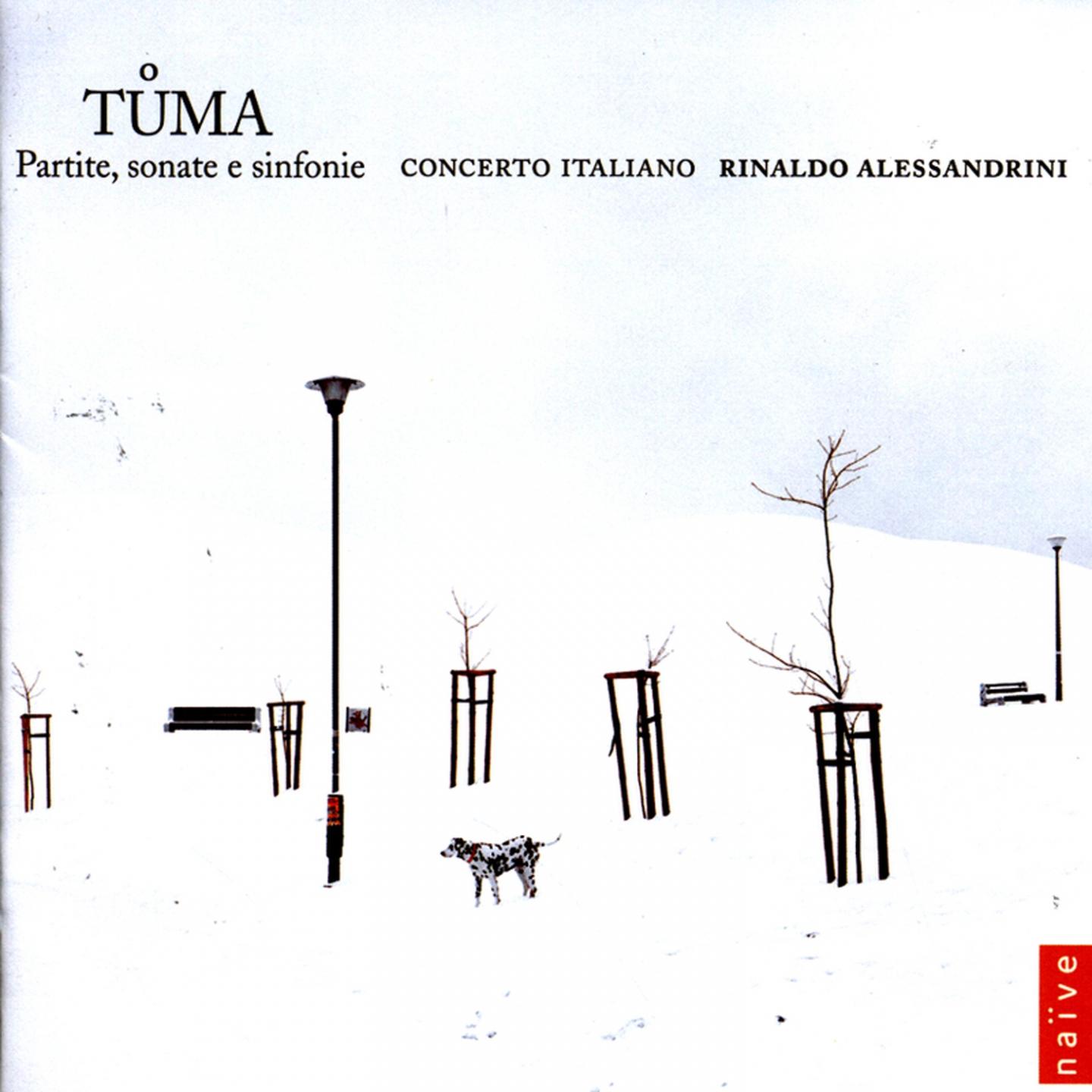 Tuma, Partita a tre in do minore: III. Aria. Andante