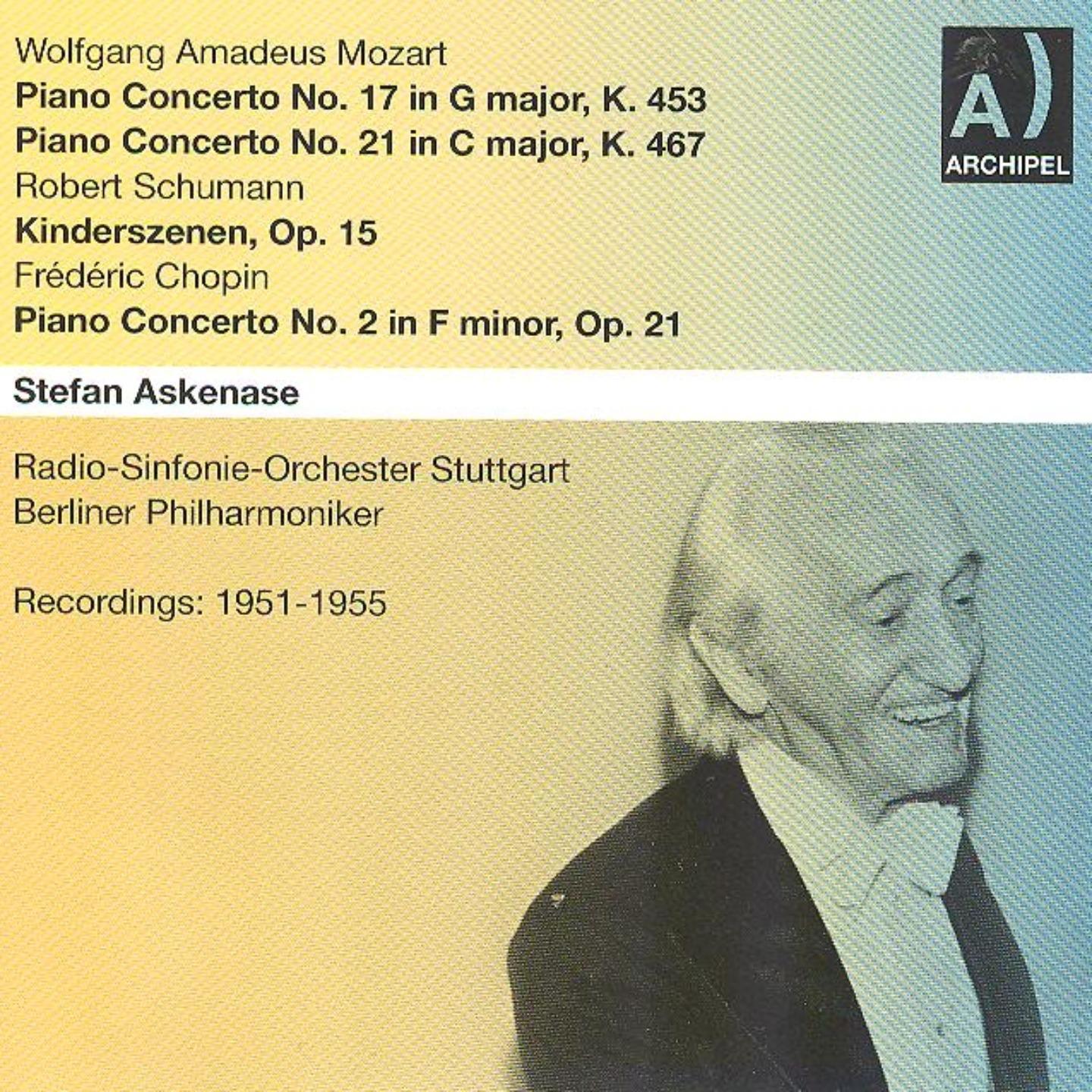 Mozart, Schumann, Chopin: Piano Concertos (Recordings 1951-1955)