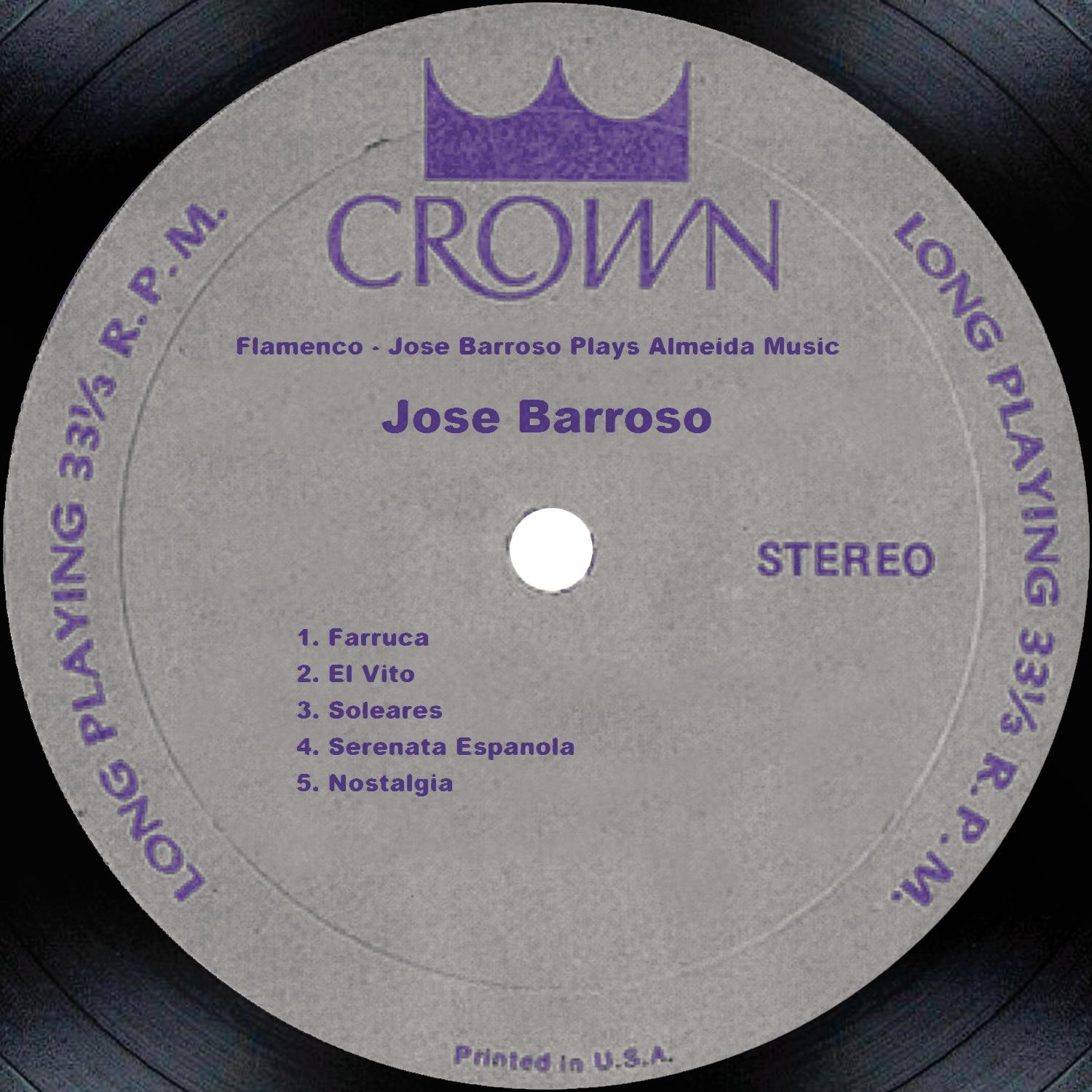 Flamenco - Jose Barroso Plays Almeida Music