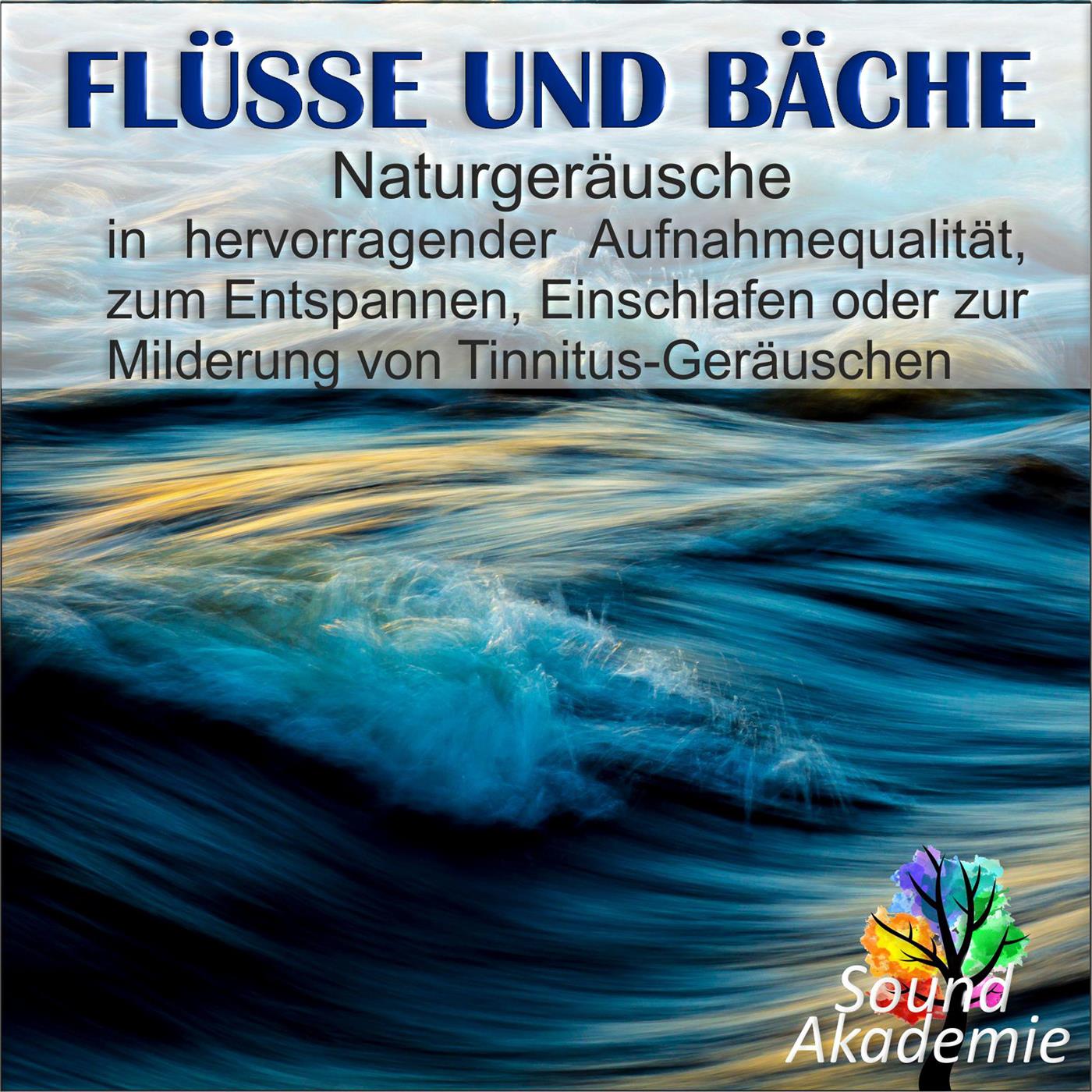 Flusslauf breites Ufer