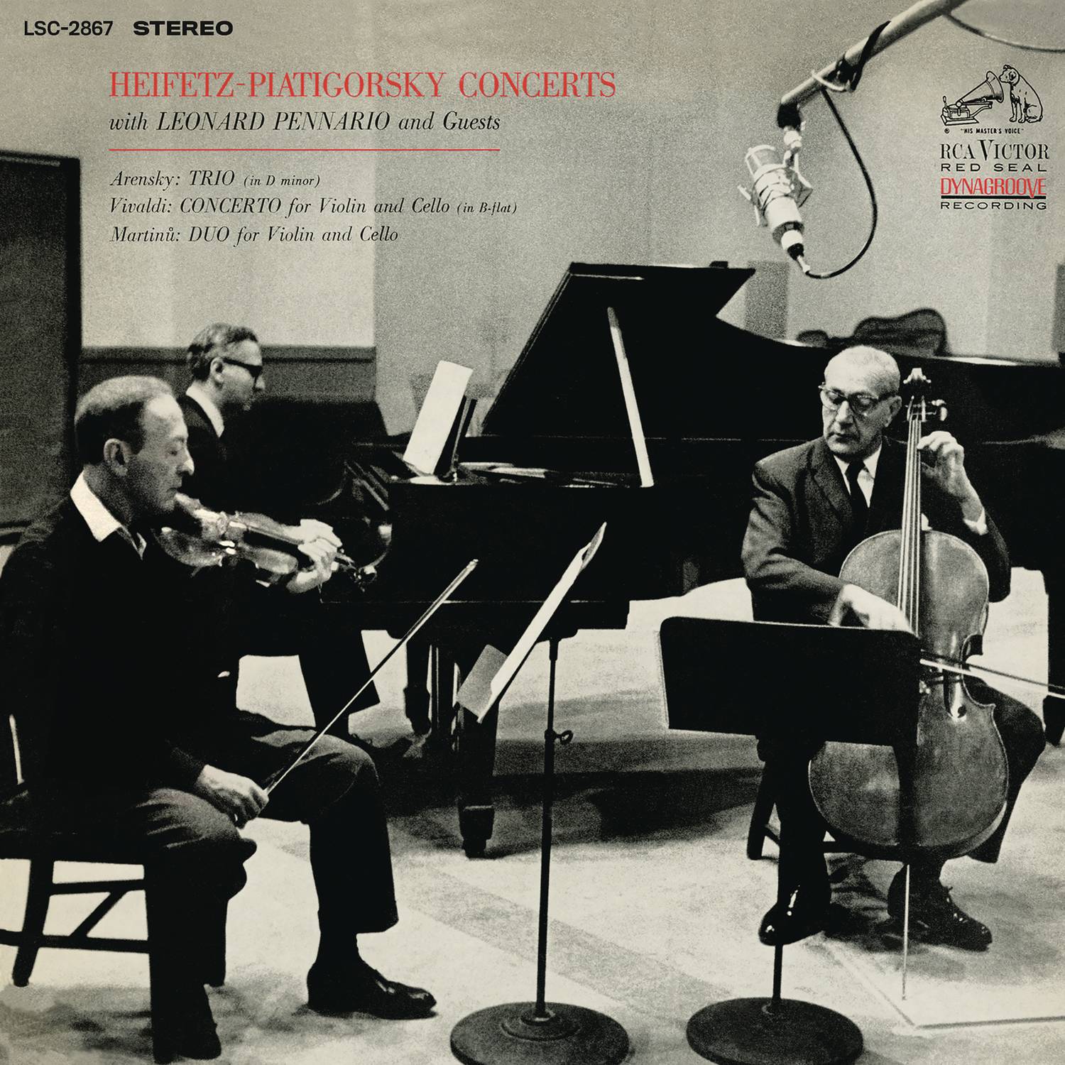 Arensky: Piano Trio No. 1 in D Minor & Vivaldi: Concerto in B-Flat Major & Martinu: Duo for Violin and Cello No. 1 (Remastered)