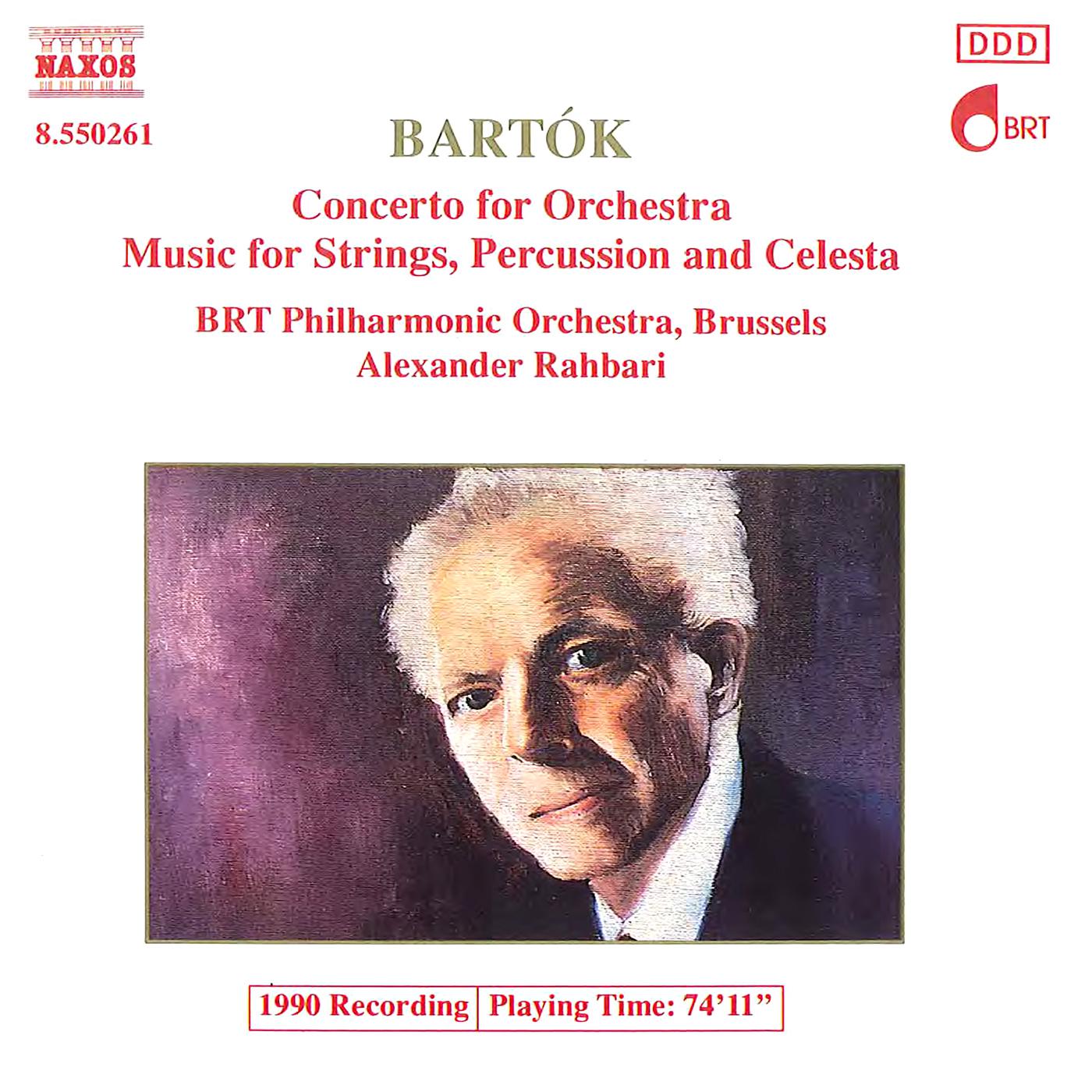 BARTOK: Concerto for Orchestra / Music for Strings, Percussion and Celesta