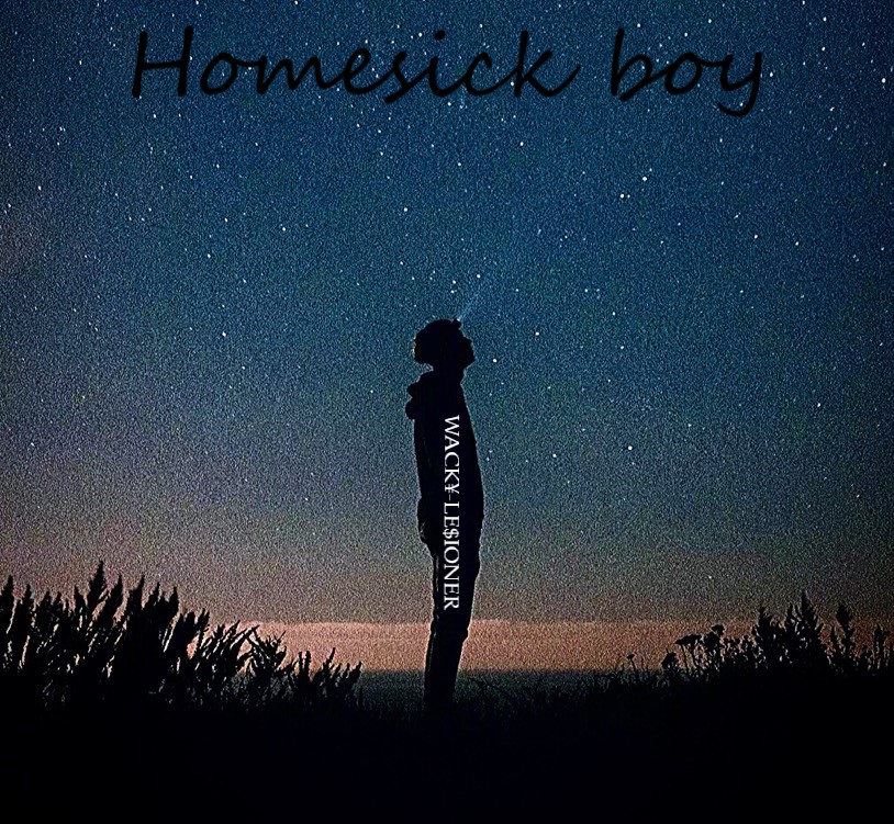 Homesick boy