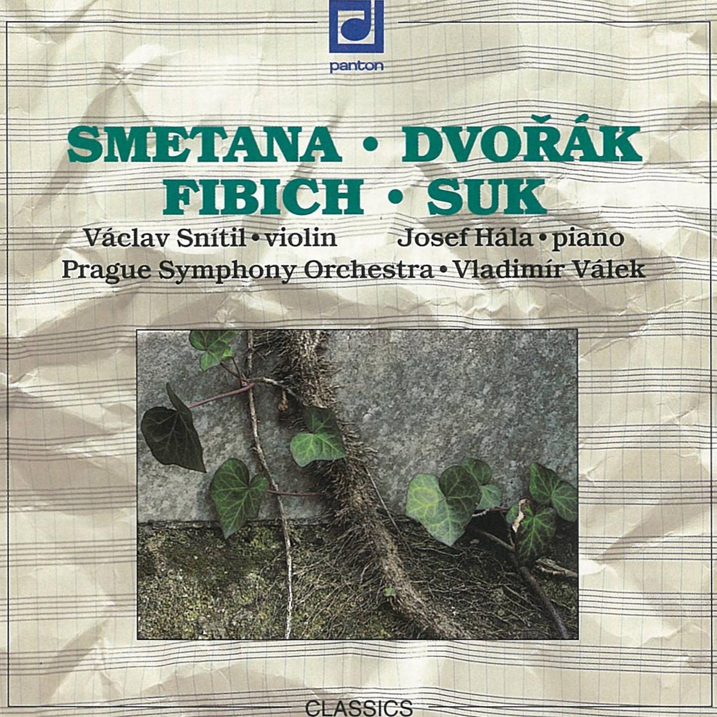 Smetana, Dvoa k, Fibich, Suk: Va clav Sni til Violin Recital