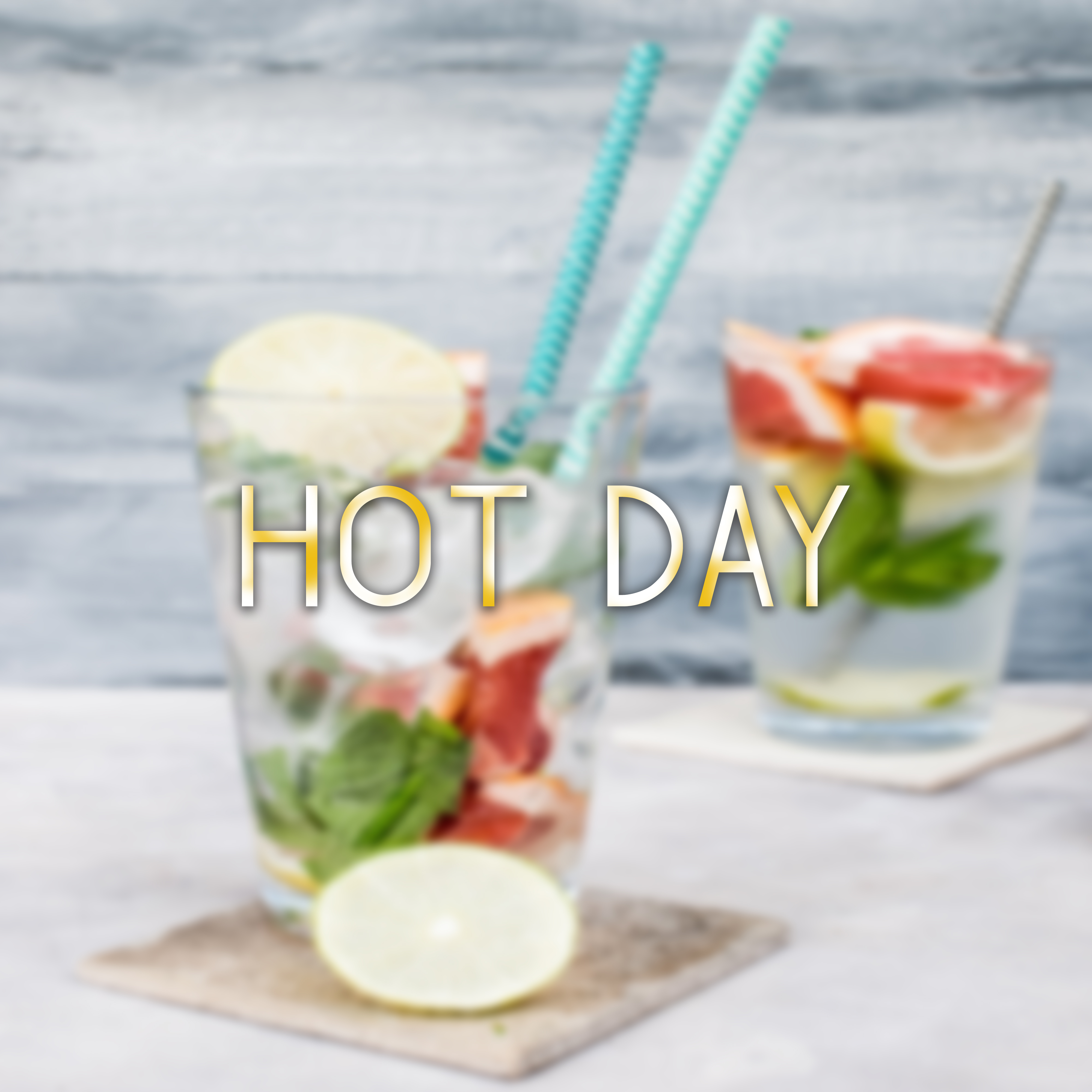 Hot Day  Summer Hits 2017, Colorful Drinks Under Palms,  Vibes, Beach Party, Oxygen Bar