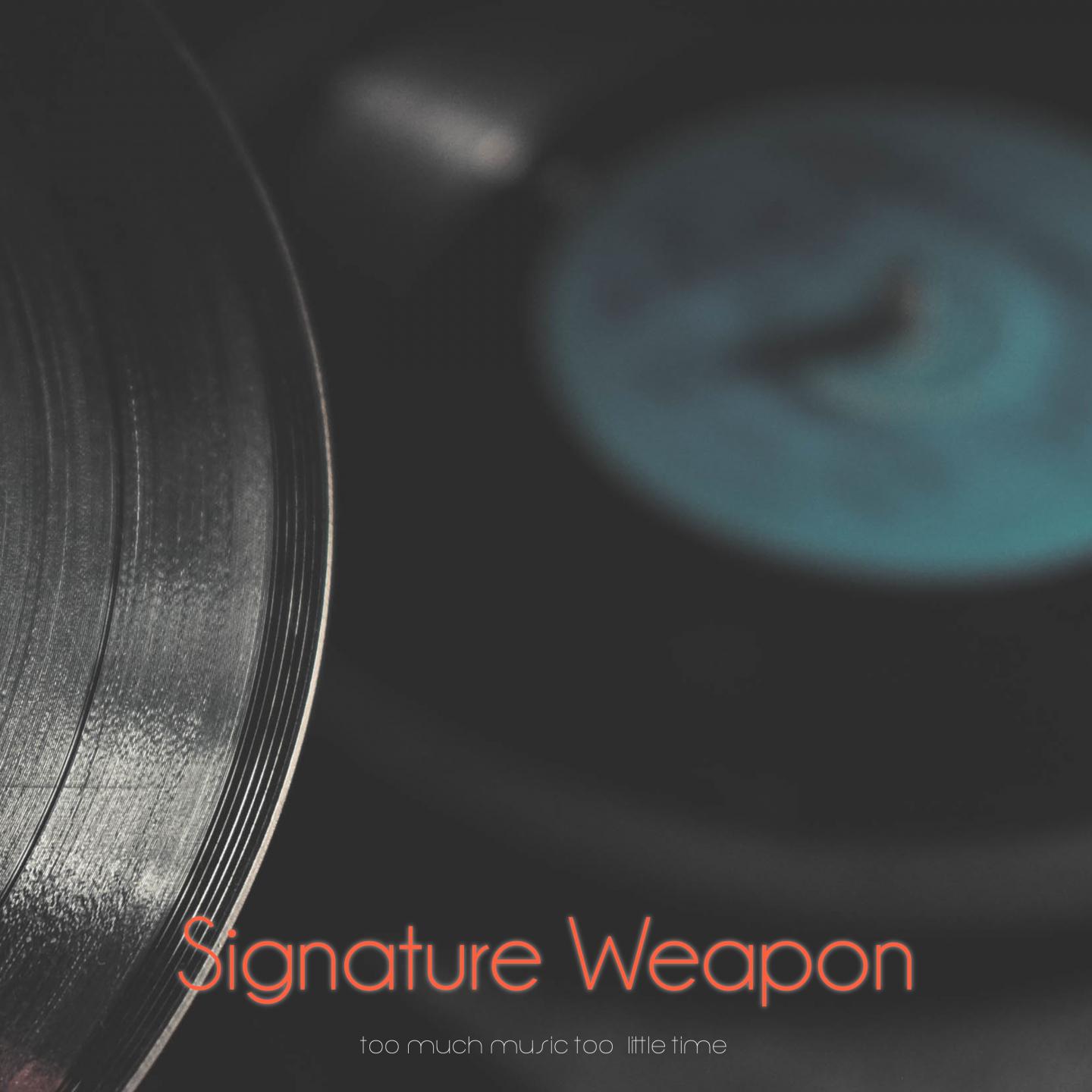 Signature Weapon (So Much Music Too Little Time)