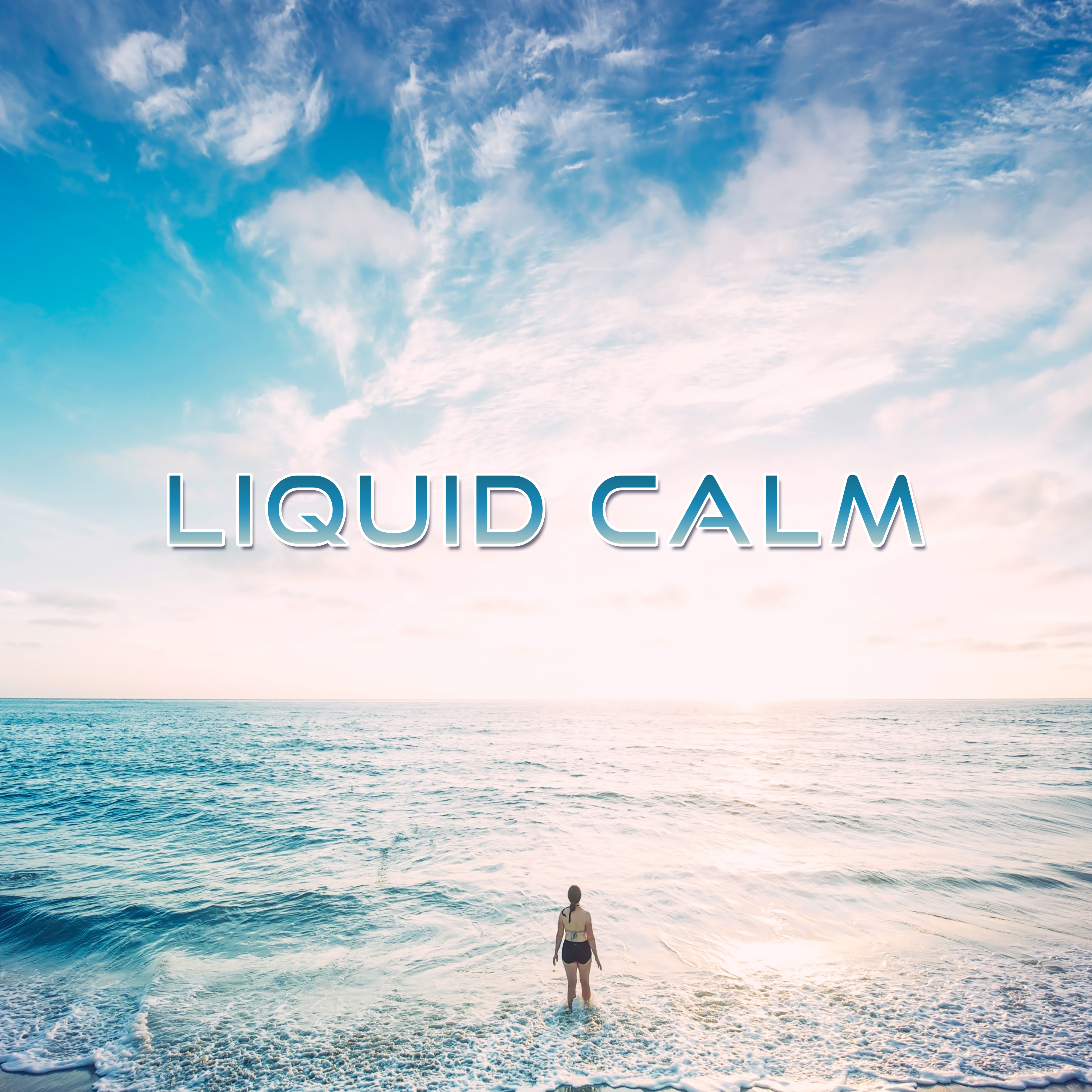 Liquid Calm  Waterfall in Paradise, No Stress, Restart, Without Stress