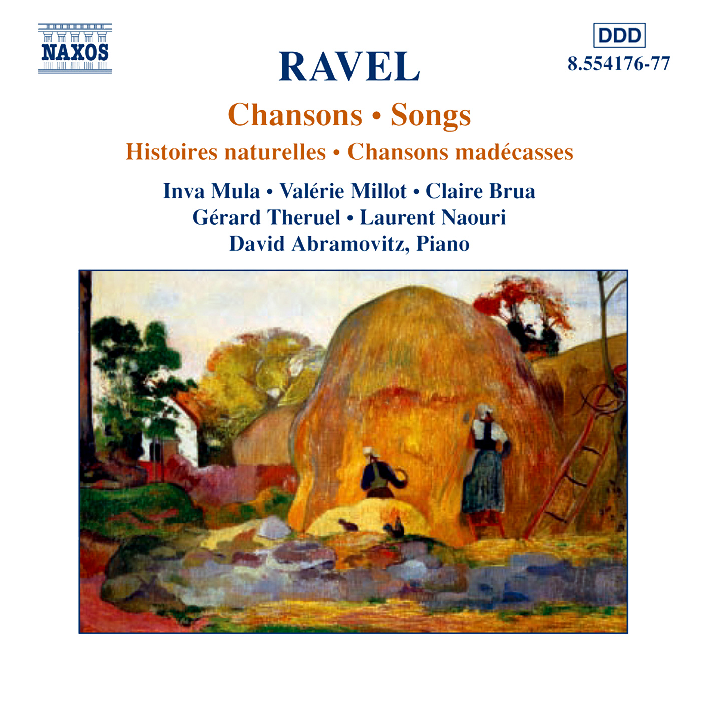 RAVEL, M.: Chansons (Songs) (Millot, Mula,  Brua, Naouri, Theruel)