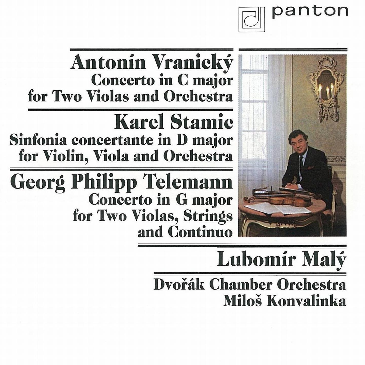 Vranick, Stamic, Telemann: Concertos for Viola and Violin