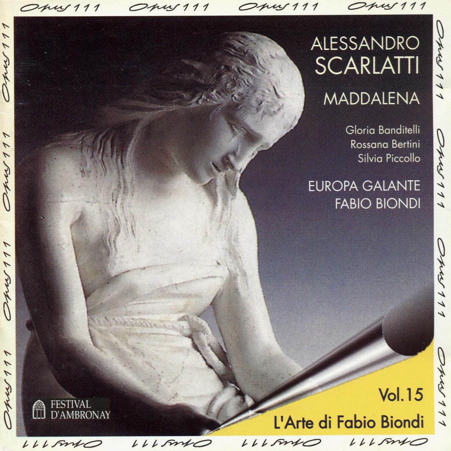 La Maddalena penitente, Parte prima "Il trionfo della gratia": Sinfonia No. 1