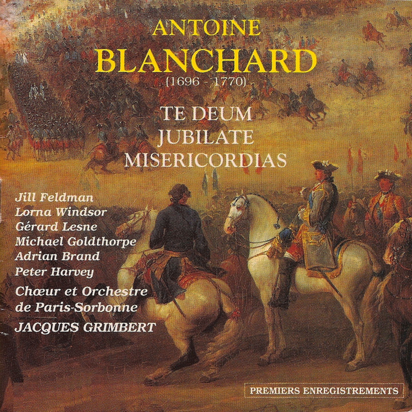 Antoine Blanchard : Te deum  jubilate  misericordias Ch ur et orchestre de Paris Sorbonne