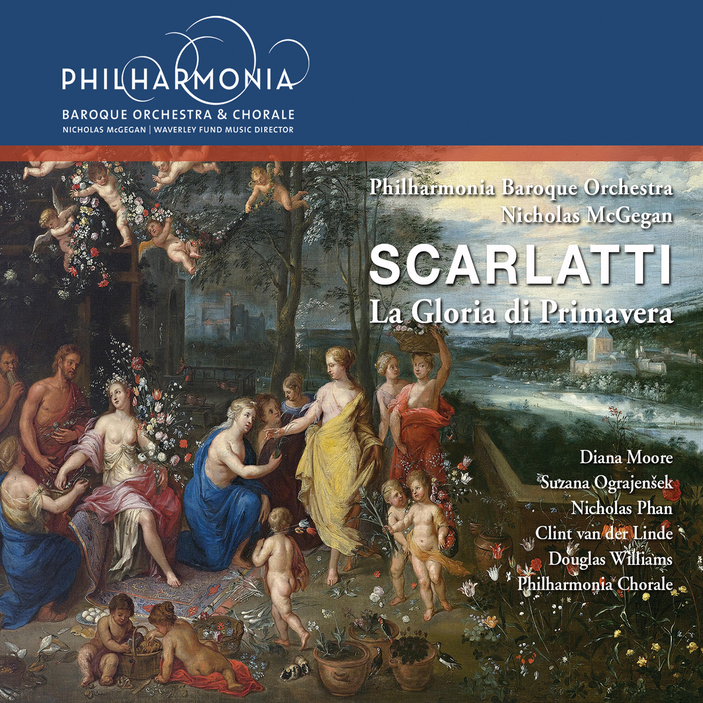 SCARLATTI, A.: Gloria di primavera La D. Moore, Ograjen ek, N. Phan, Linde, D. Williams, Philharmonia Chorale and Baroque Orchestra, McGegan