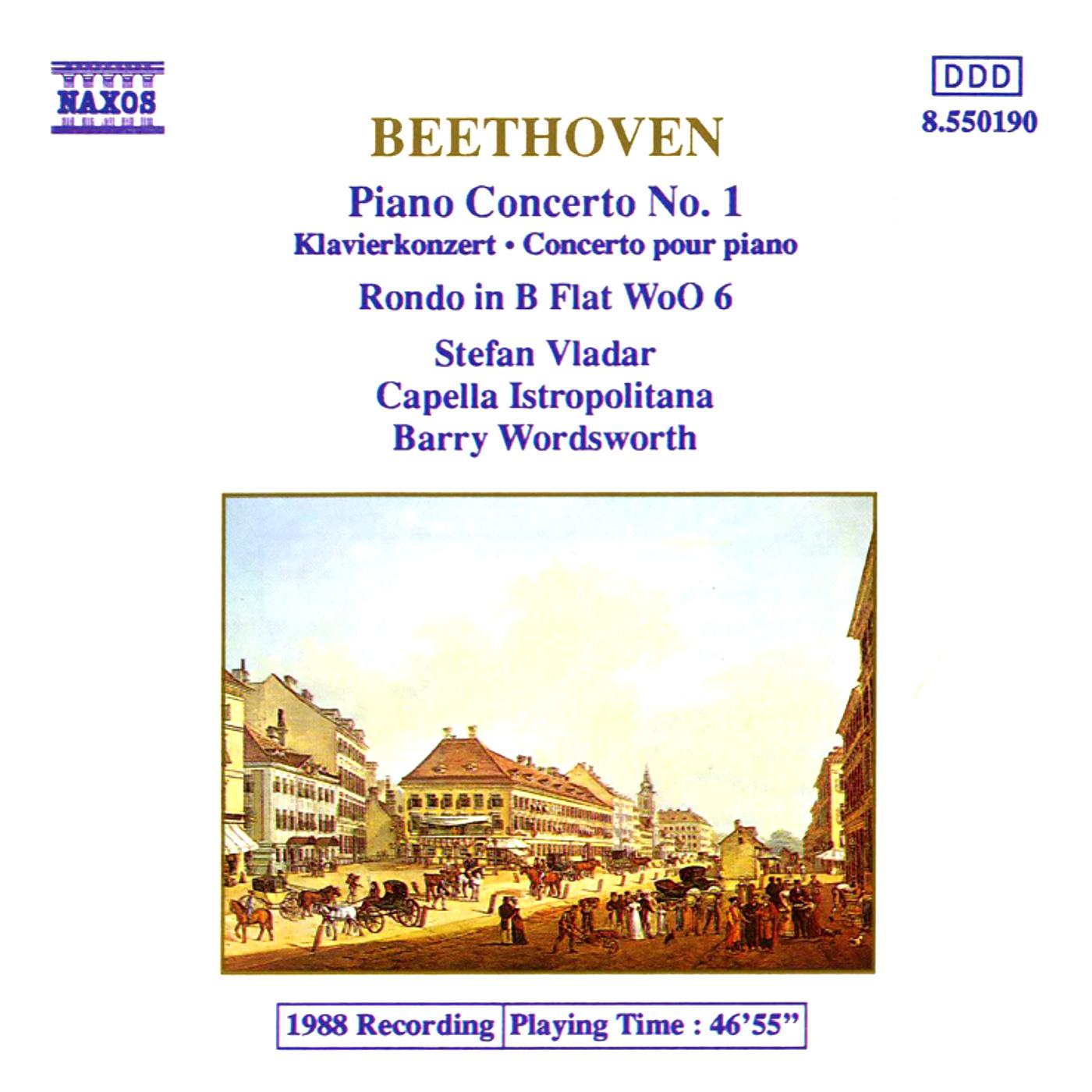 BEETHOVEN: Piano Concerto No. 1 / Rondo in B-Flat Major