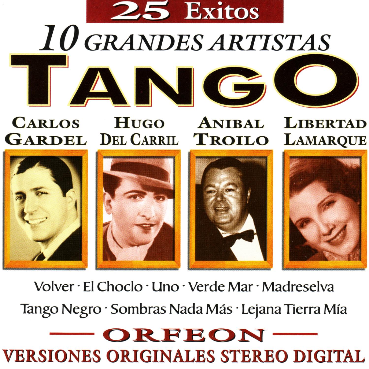 25 Exitos - 10 Grandes Artistas - Tango