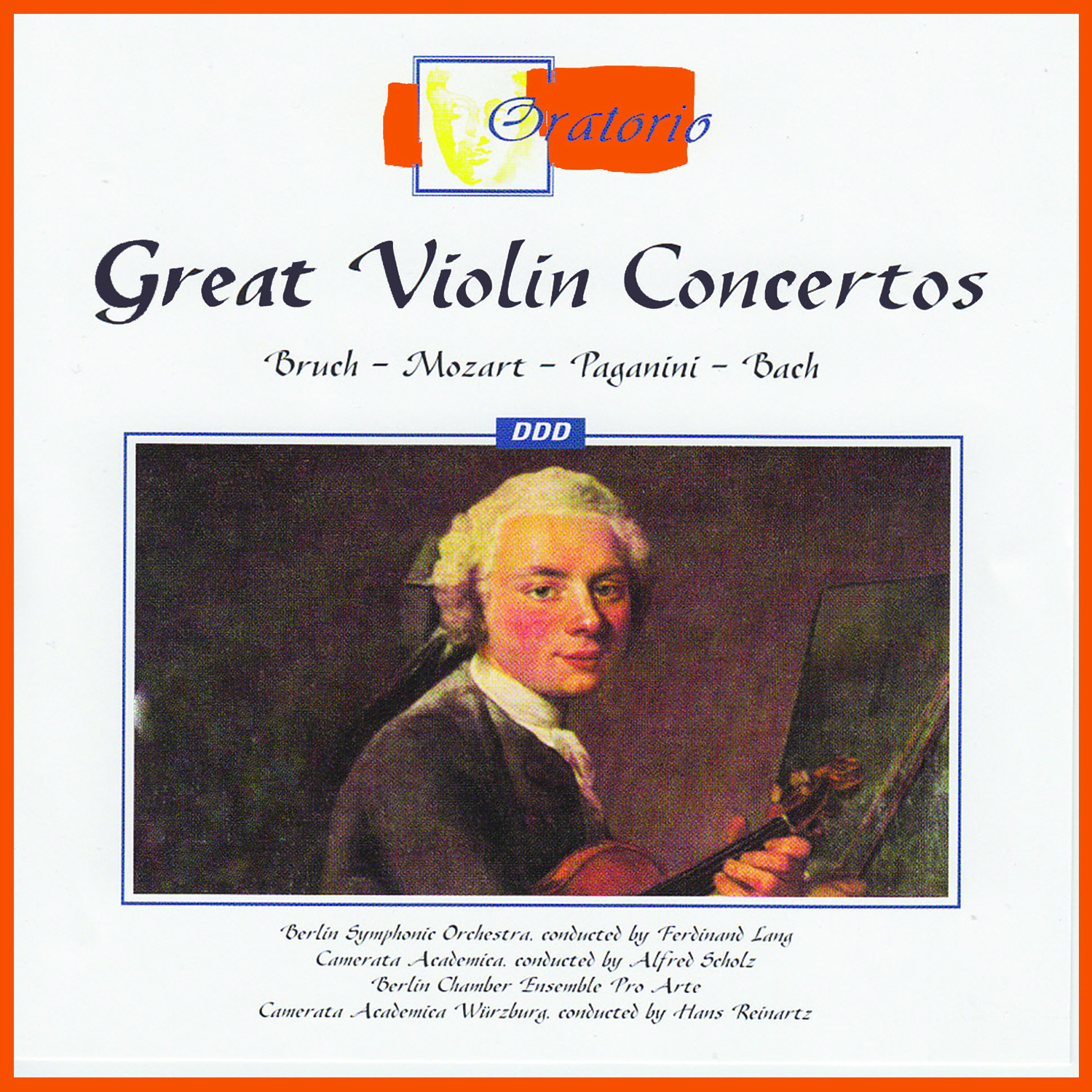 Bruch - Mozart - Paganini - Bach: Great Violin Concertos