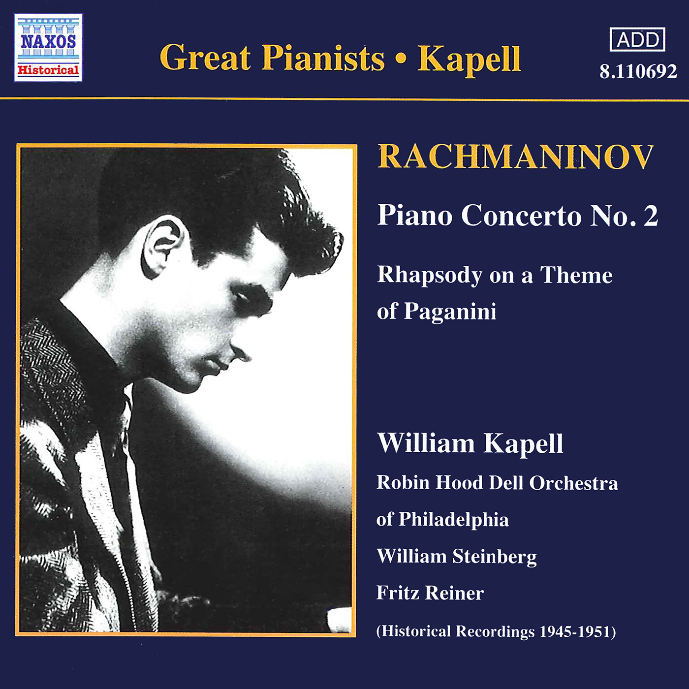 Rhapsody on a Theme of Paganini, Op. 43:Variation XVIII: Andante cantabile
