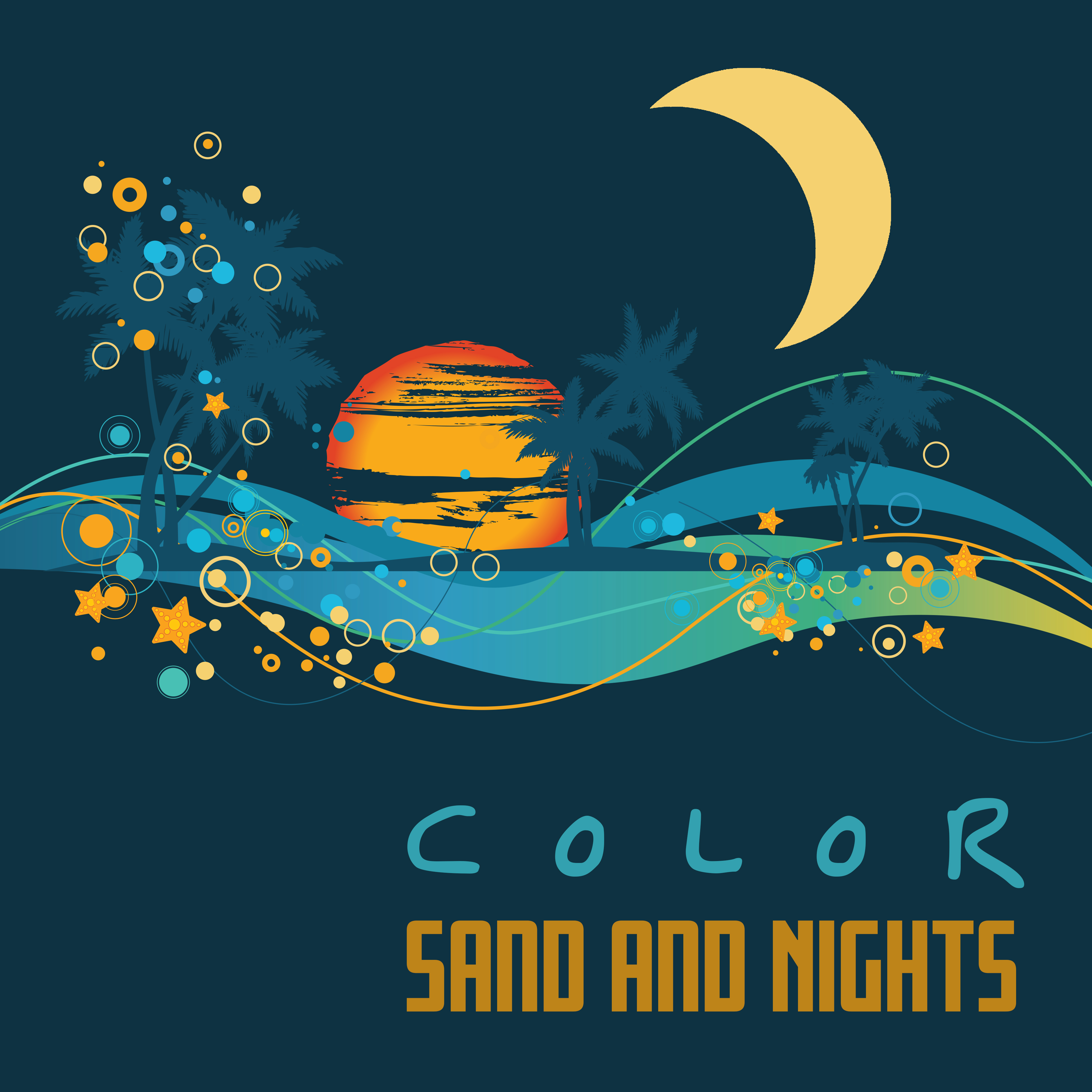 Color Sand and Nights - Summer Love, Lovers Meeting, Romantic Evening, Fun on the Sand, Sand and Blue, Nice Touch, Sounds of Ocean and Sea, Holiday Adventures
