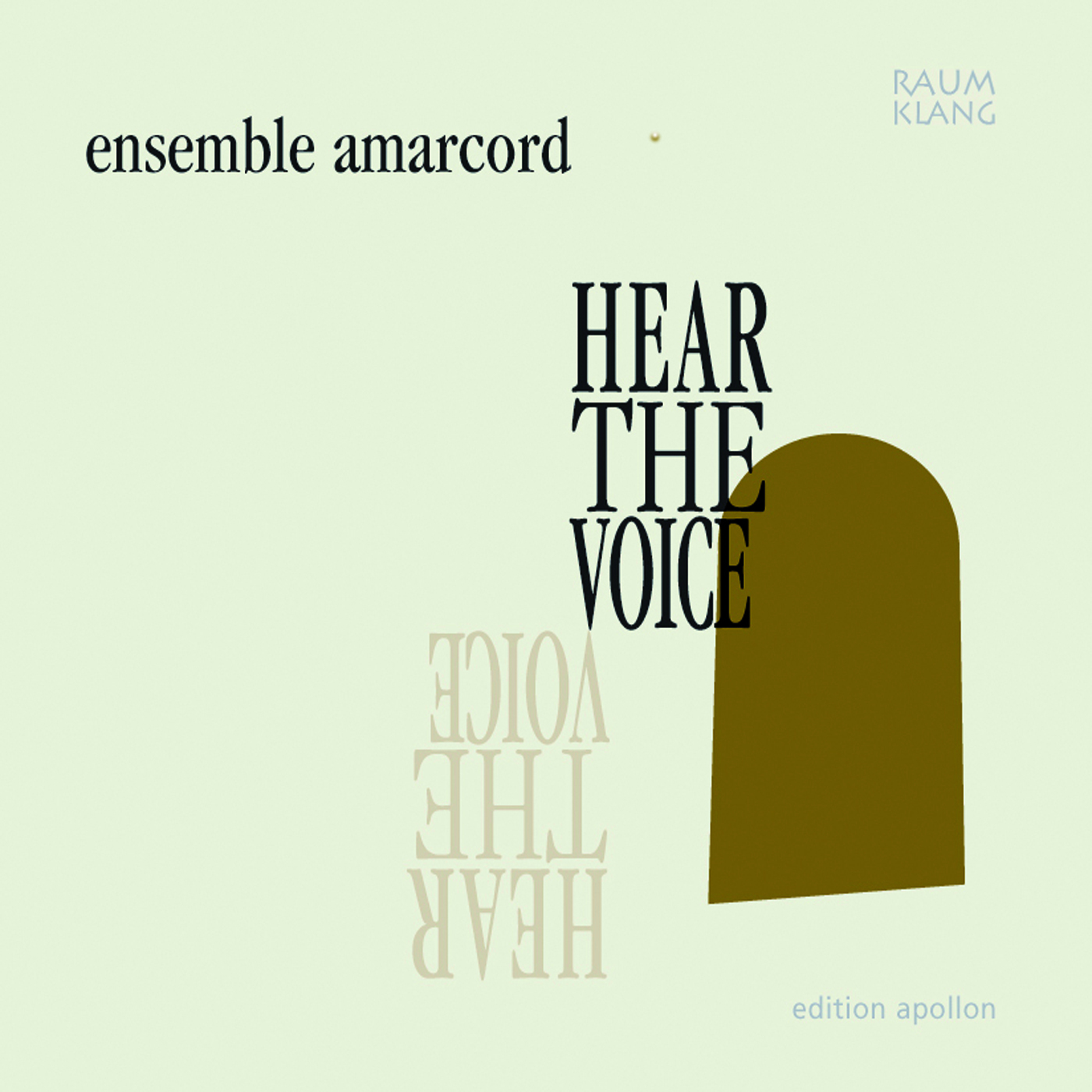 Hear the voice - sacred vocal music from Tallis to Mauersberger