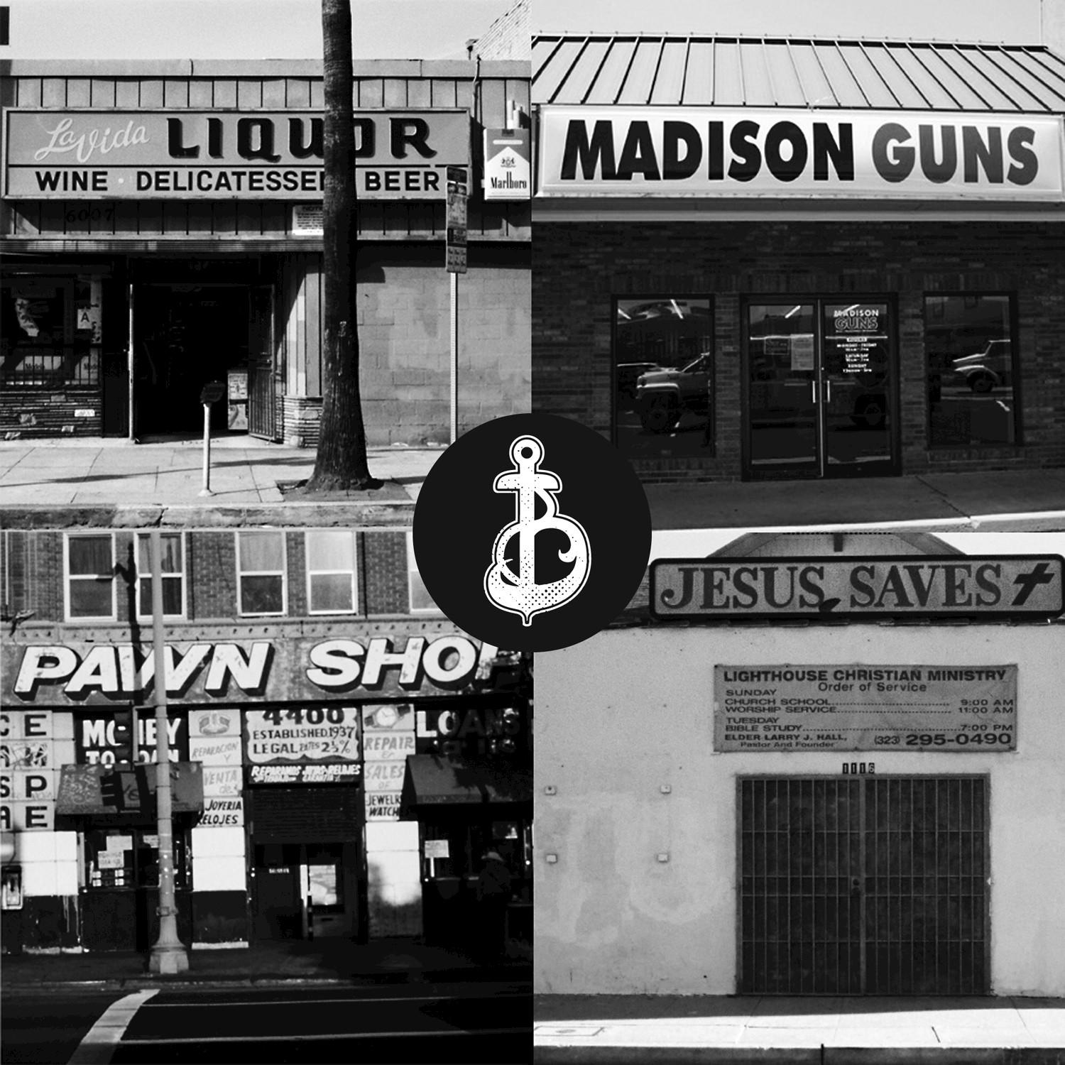 Liquor Store Gun Store Pawn Shop Church