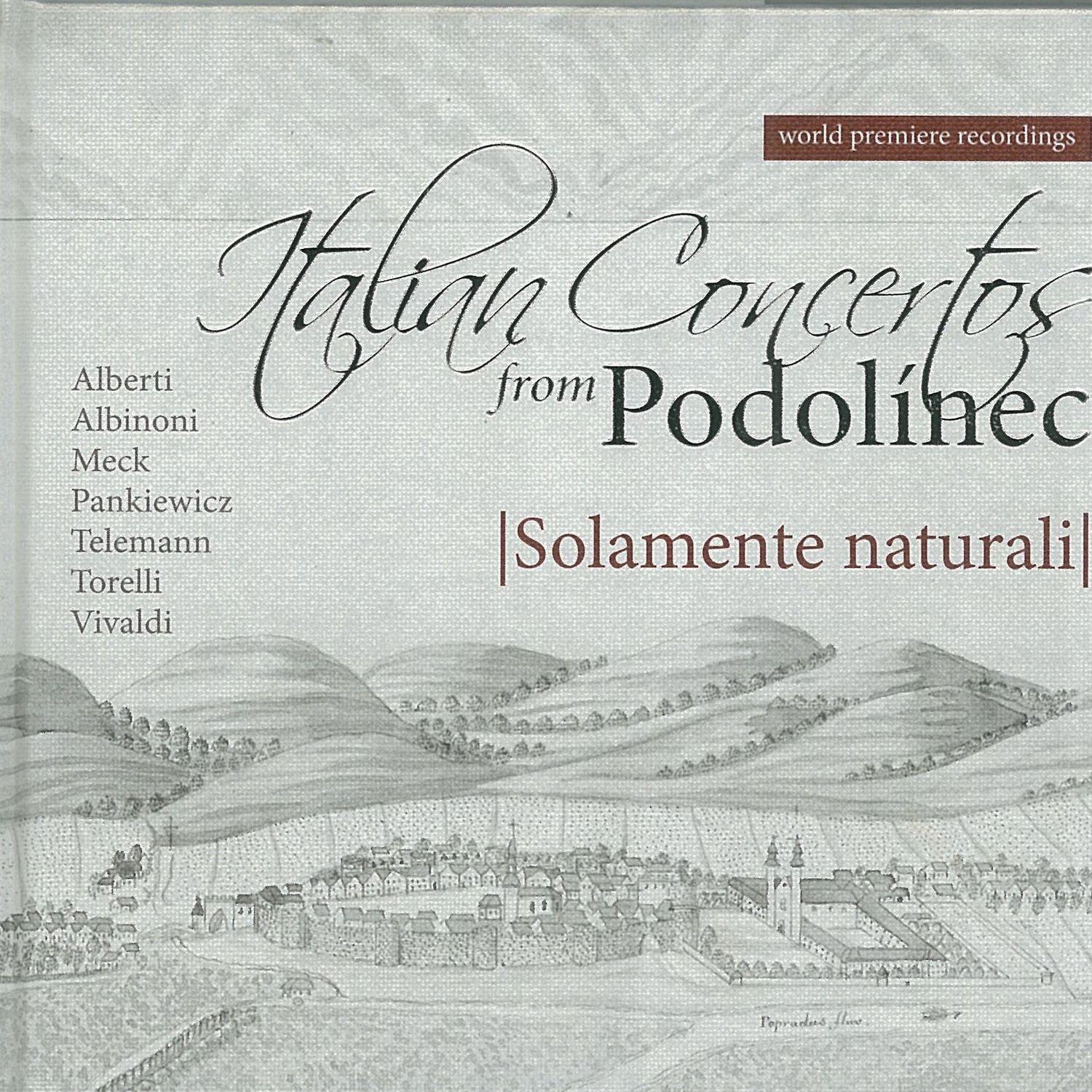 Italian Concertos from Podoli nec