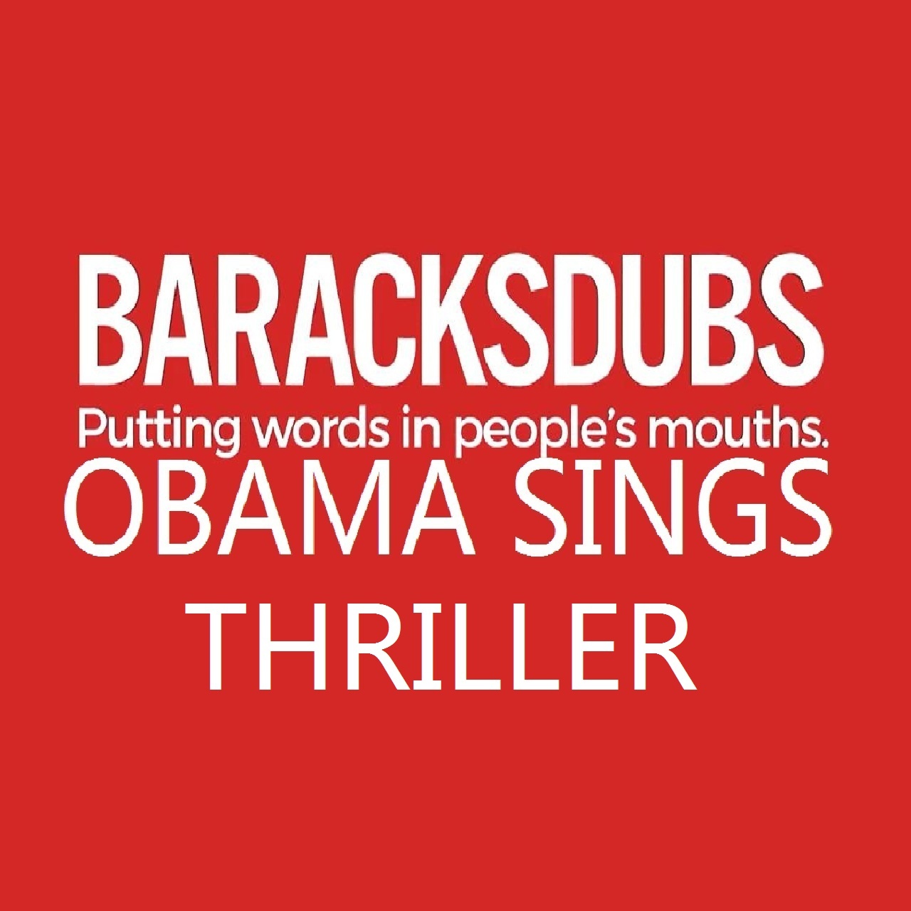 Barack Obama Singing Thriller