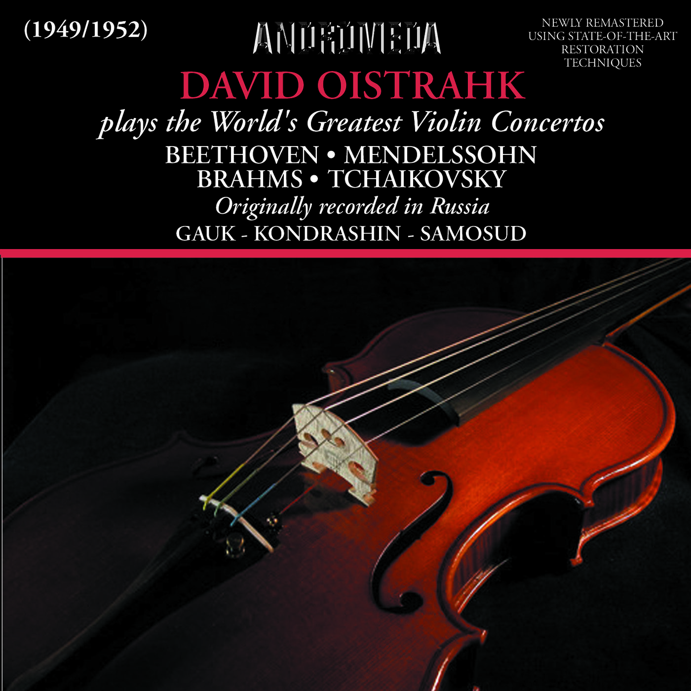 Violin Concertos - BRAHMS, J. / BEETHOVEN, L. van / MENDELSSOHN, Felix / TCHAIKOVSKY, P.I. (Oistrakh) (1949-1952)