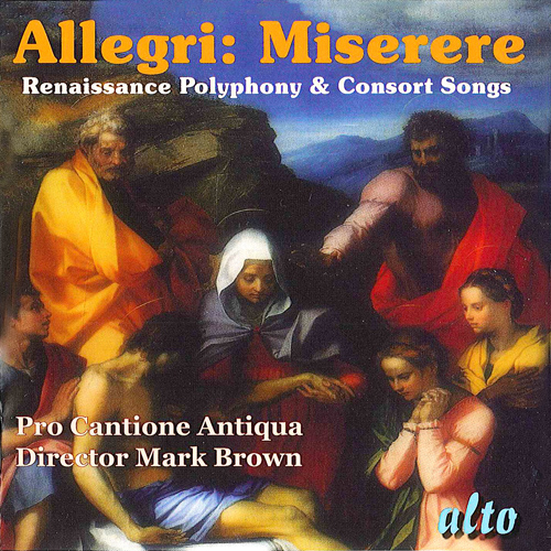 Vocal and Choral Music (Renaissance) - ALLEGRI, G. / MORLEY, T. / TALLIS, T. / BYRD, W. / SCHUTZ, H. / GRANDI, A. (Miserere) (Brown)