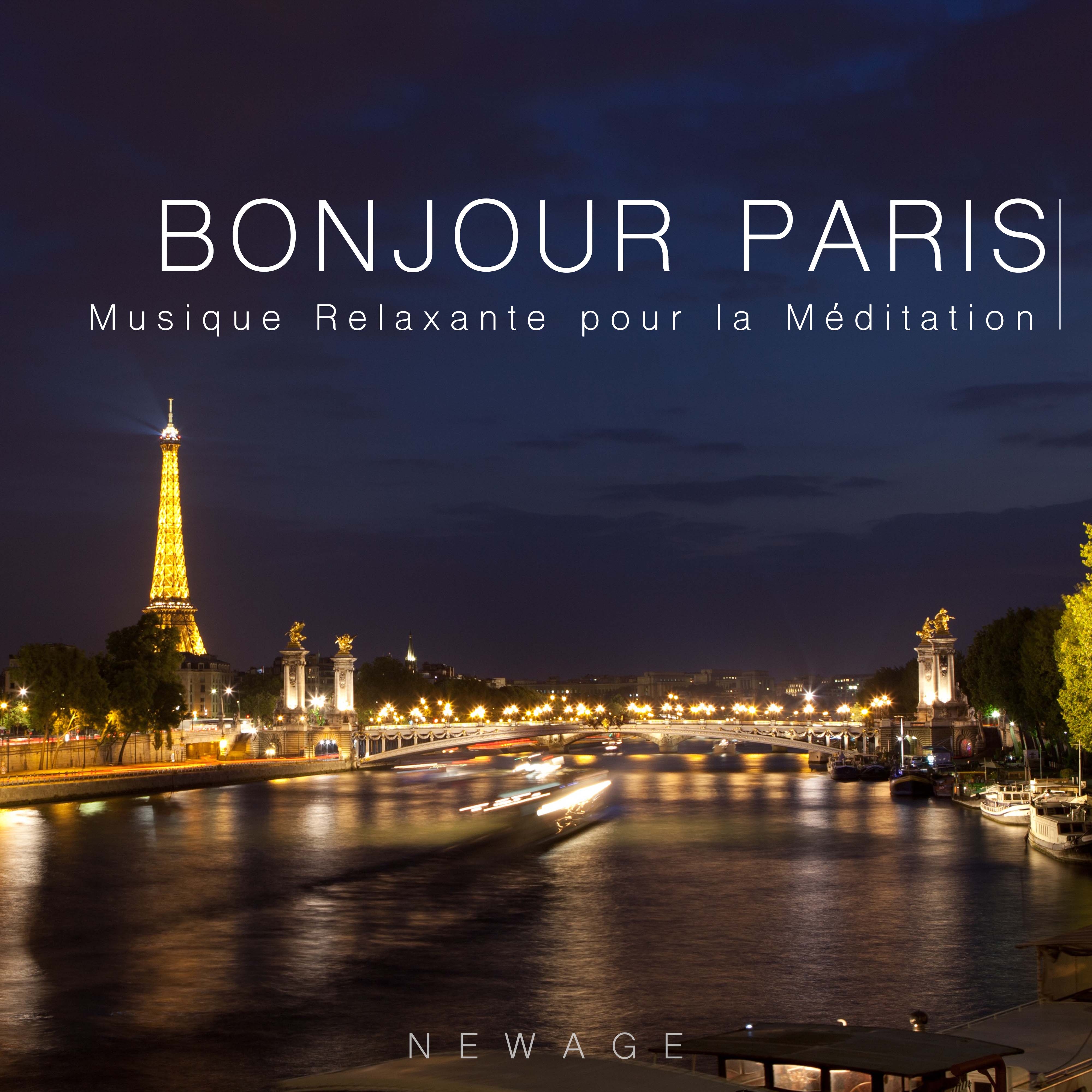 Bonjour Paris  Musique Relaxante pour la Me ditation avec des Sons de la Nature et la Musique de Piano