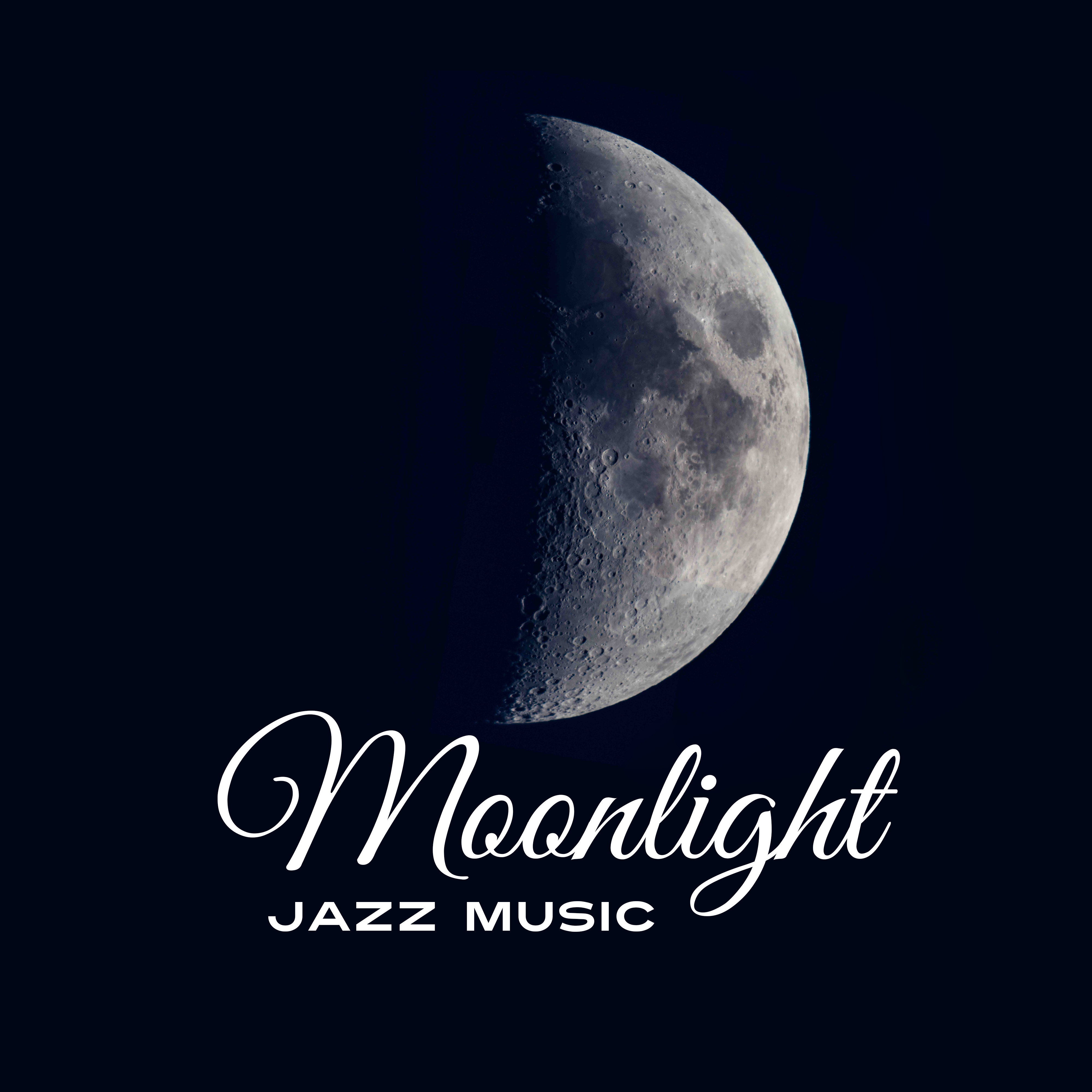 Moonlight Jazz Music  Evening Jazz Session, Peaceful Piano Bar, Instrumental Note, Background Music to Rest