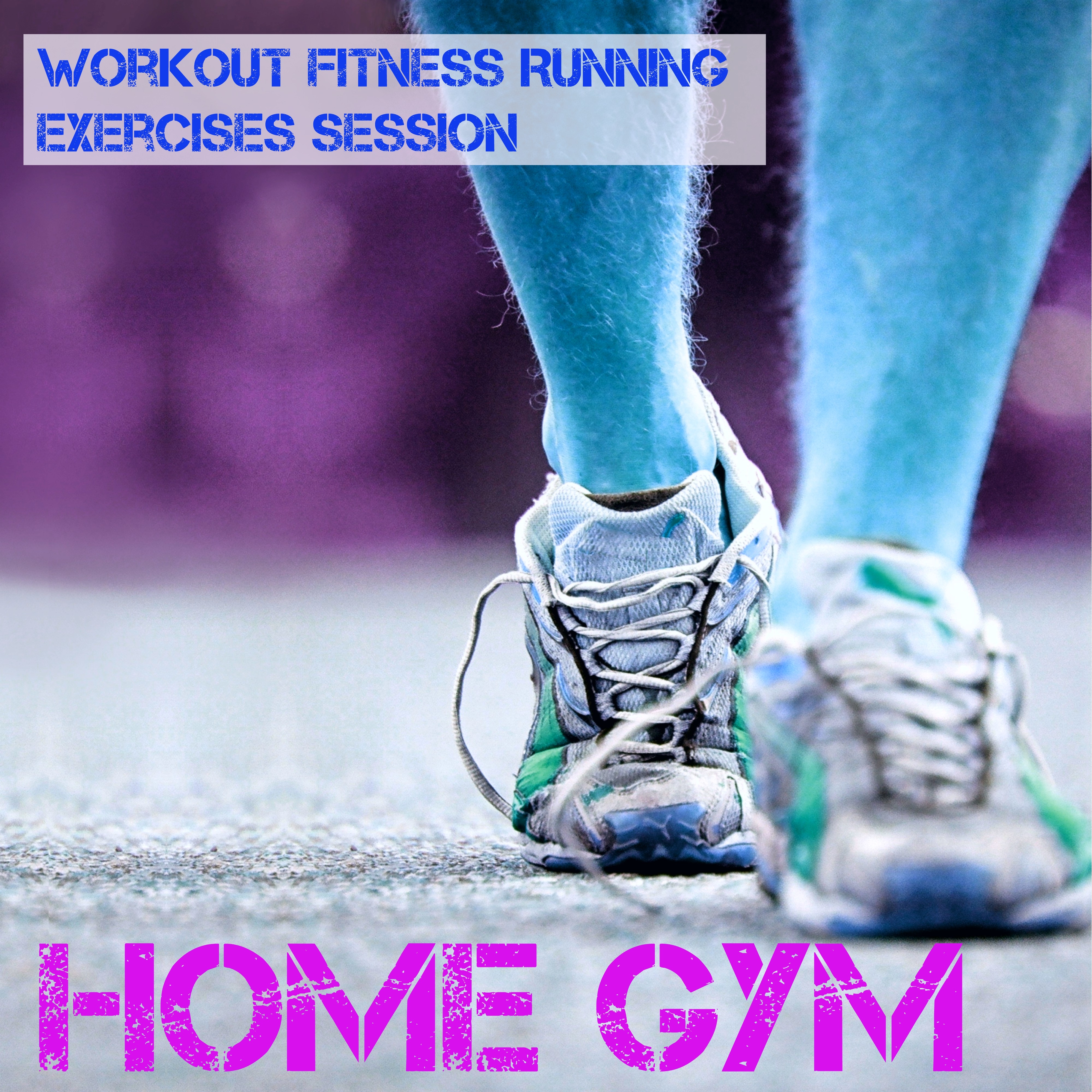 Home Gym - Workout Fitness Running Exercises Session with Dubstep Techno Electro Music