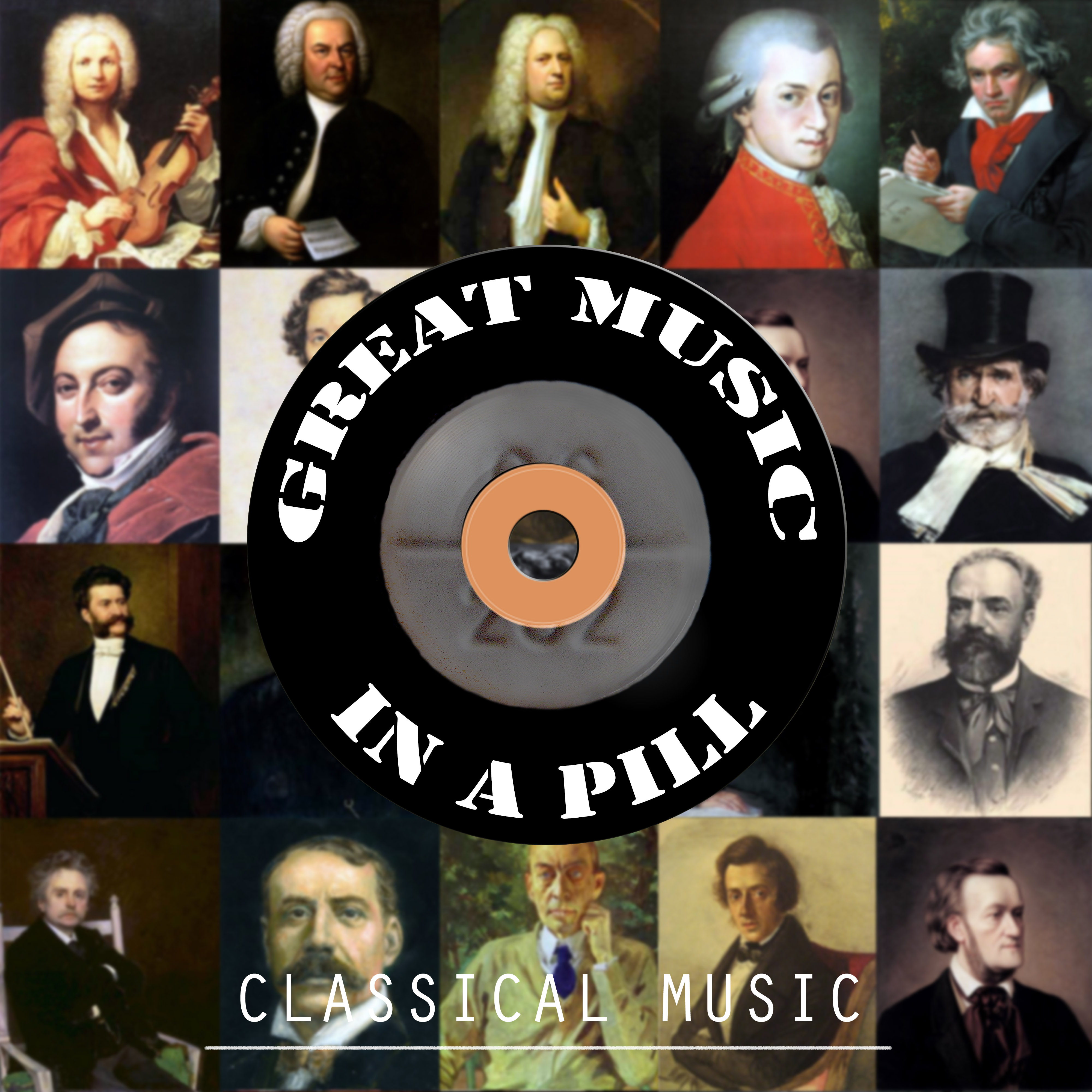 Great Music in Pill  The Perfect Start to Your Collection, Background Instrumental Music, Masterpieces with Classics, Music Small Library, Golden Time with Famous Composers