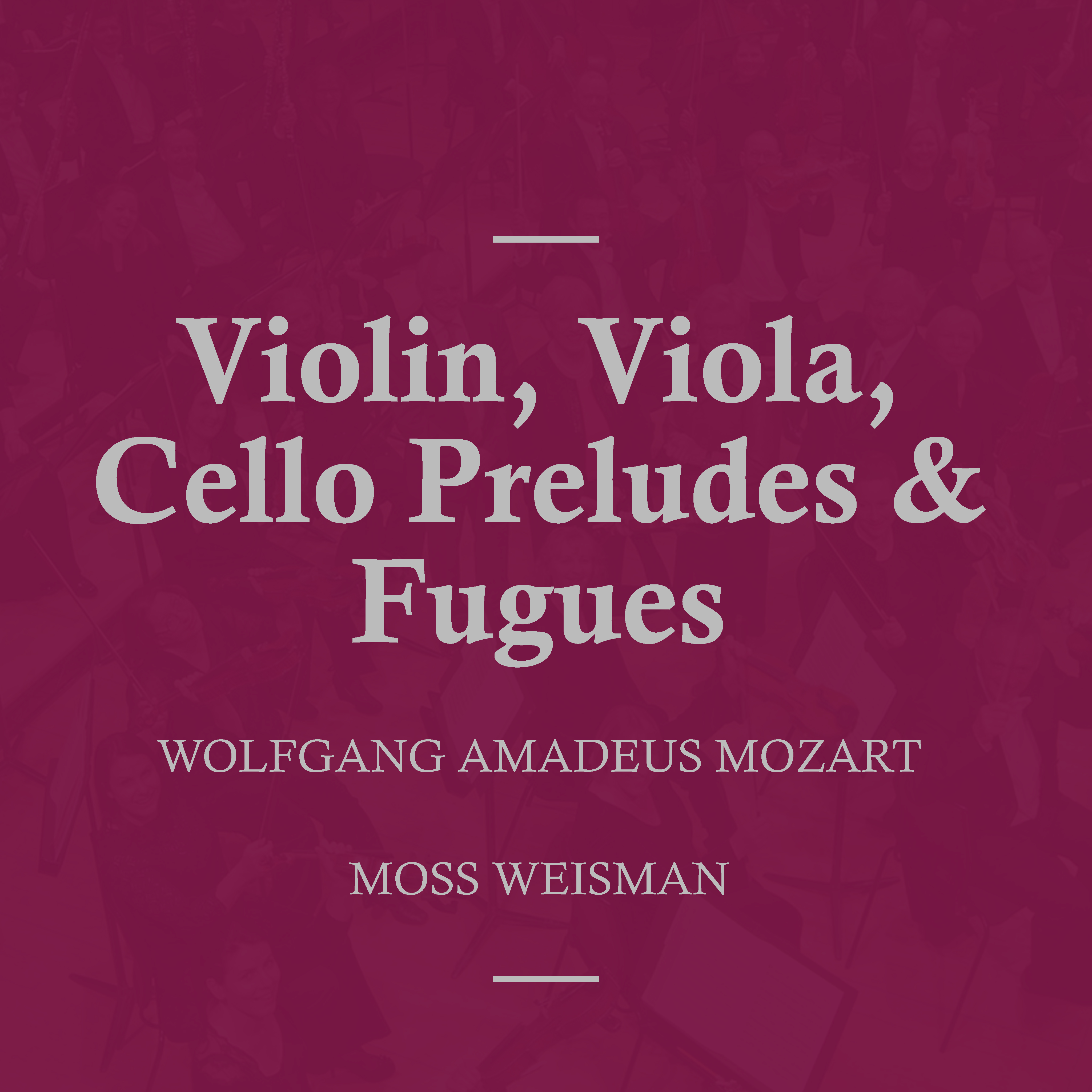 Violin, Viola, Cello Preludes & Fugues in G Minor, K. 404: II. Fuga