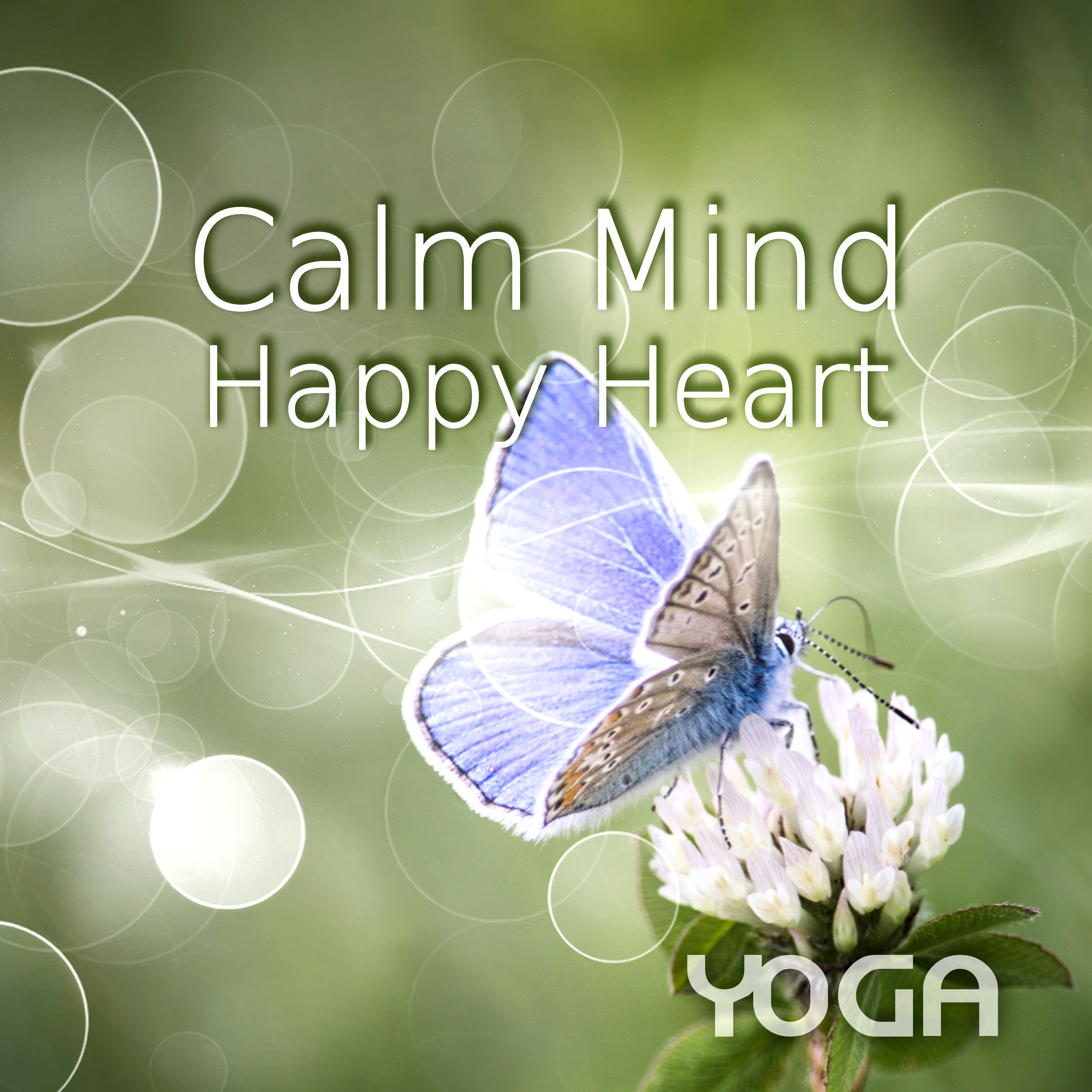 Calm Mind Happy Heart  Yoga Poses Music for Beginners for Meditation