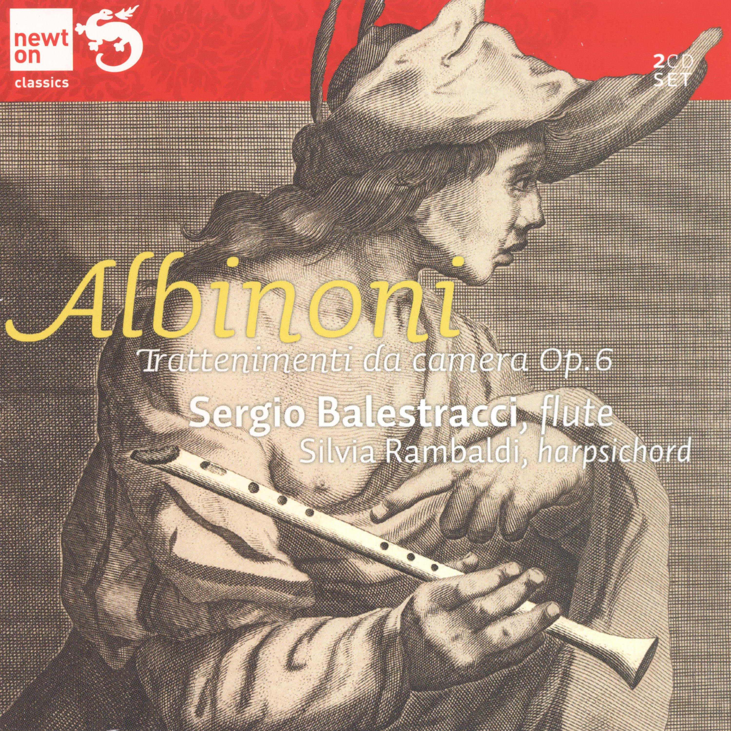 Albinoni: Trattenimenti da camera Op. 6, Sonata No. 11 in A: III. Adagio