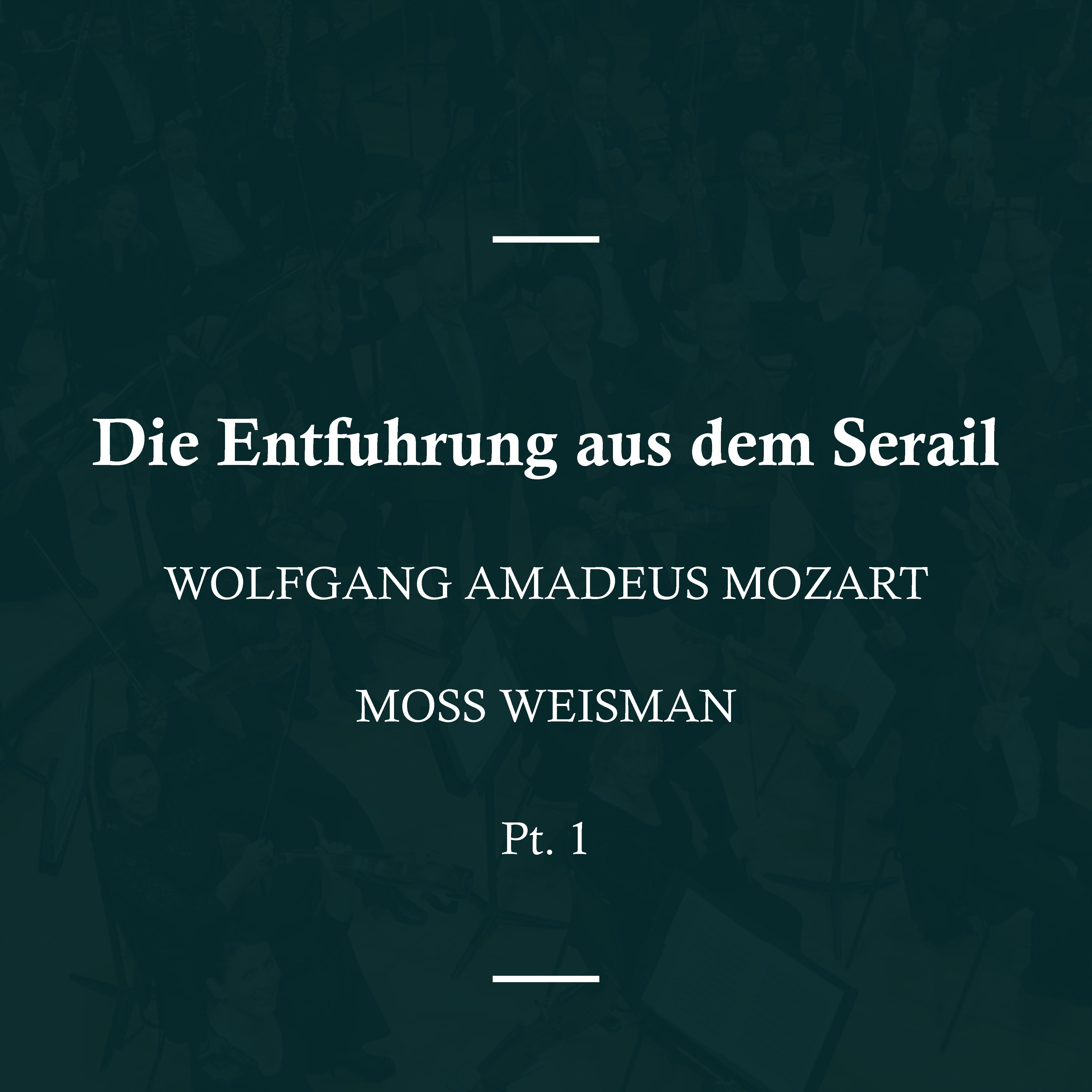 Wolfgang Amadeus Mozart: Die Entfuhrung aus dem Serail, Pt. 1