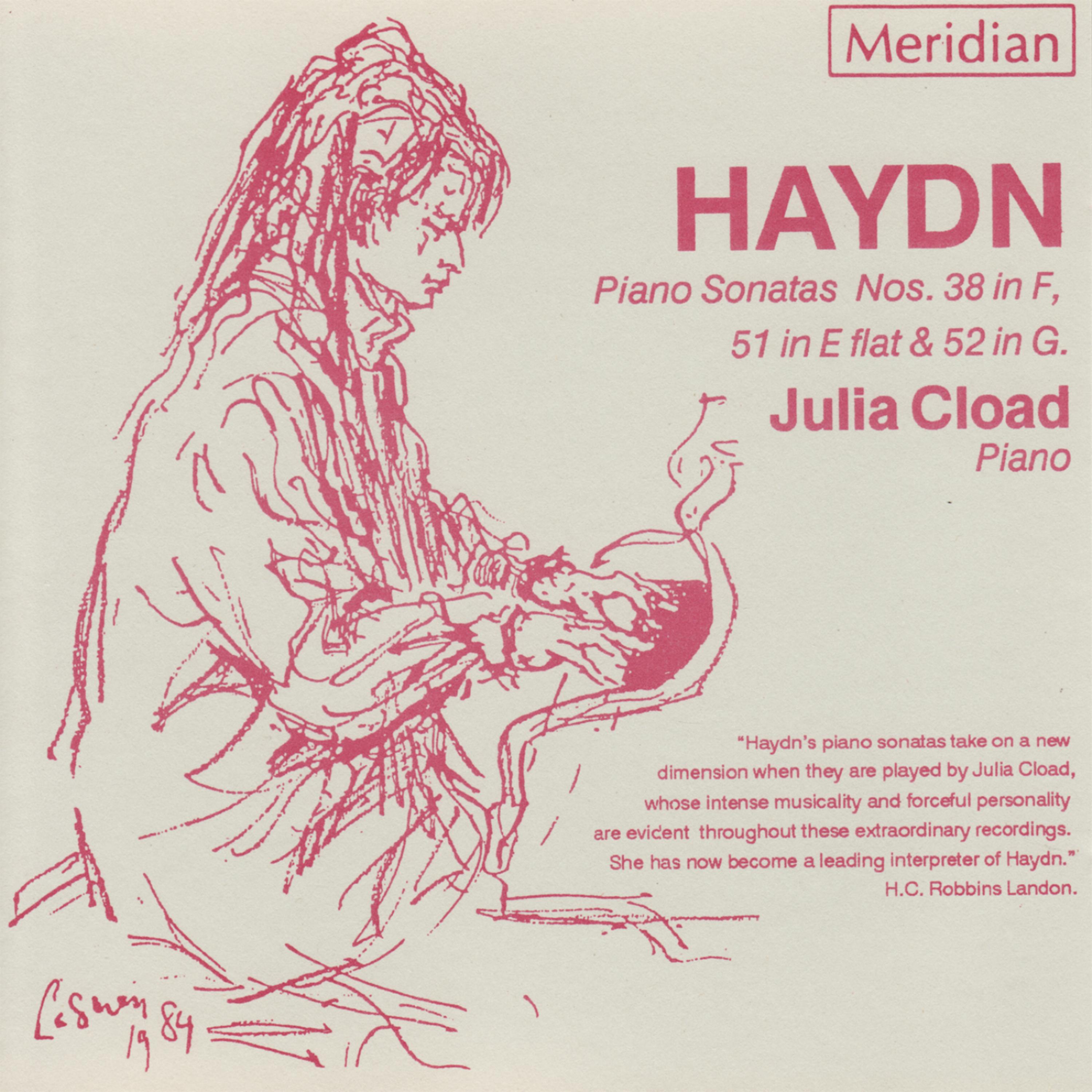 Haydn: Piano Sonatas Nos 38, 51 & 52