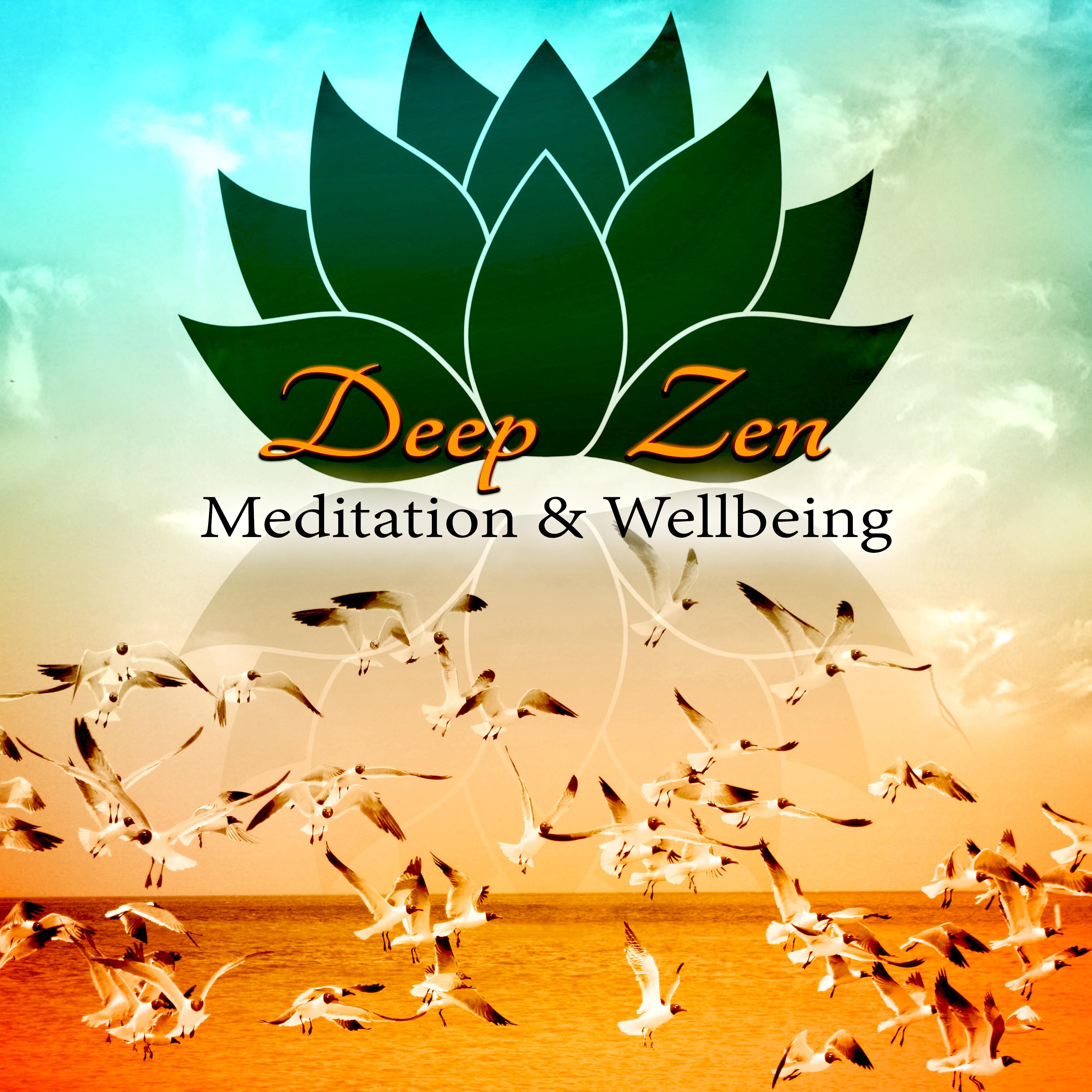 Deep Zen Meditation & Wellbeing - Relaxing Background Music for Massage, Meditation, Yoga, Healing Therapy, Spa, Healthy Life, Good Health, Emotional Health, Piano & Flute Music, White Noise