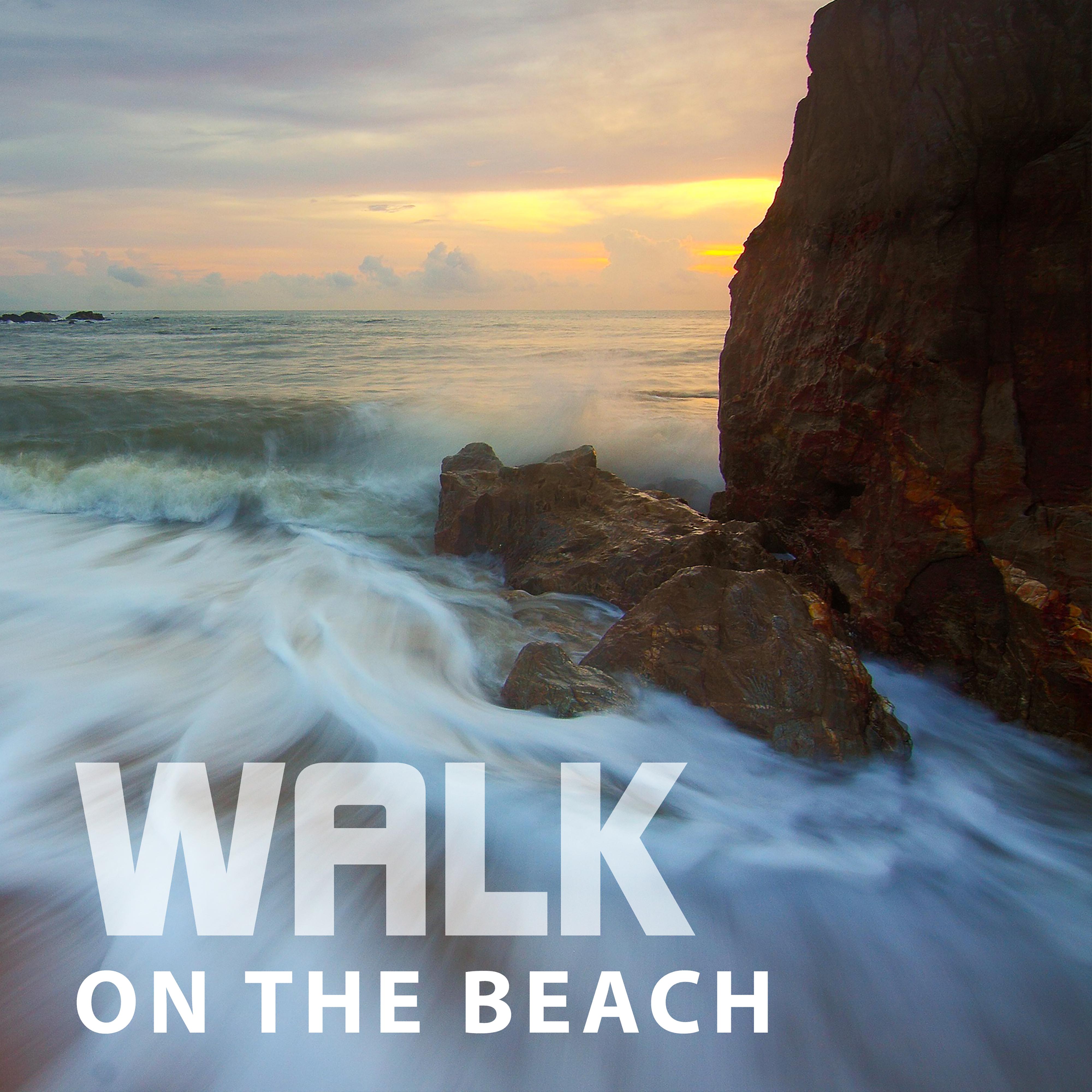 Walk on the Beach  Peaceful Waves, Sea Sounds, Music for Relaxation, Deep Sleep, Serenity  Relax