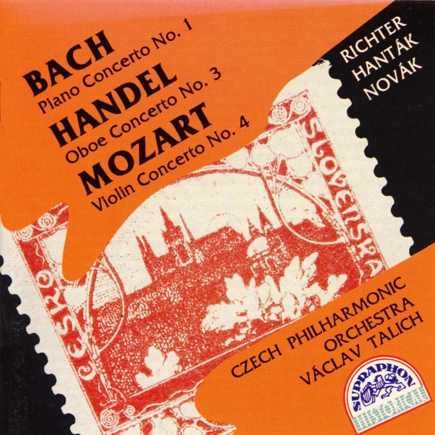 Bach, H ndel, Mozart: Piano Concerto No. 1  Oboe Concerto No. 3  Violin Concerto No. 4
