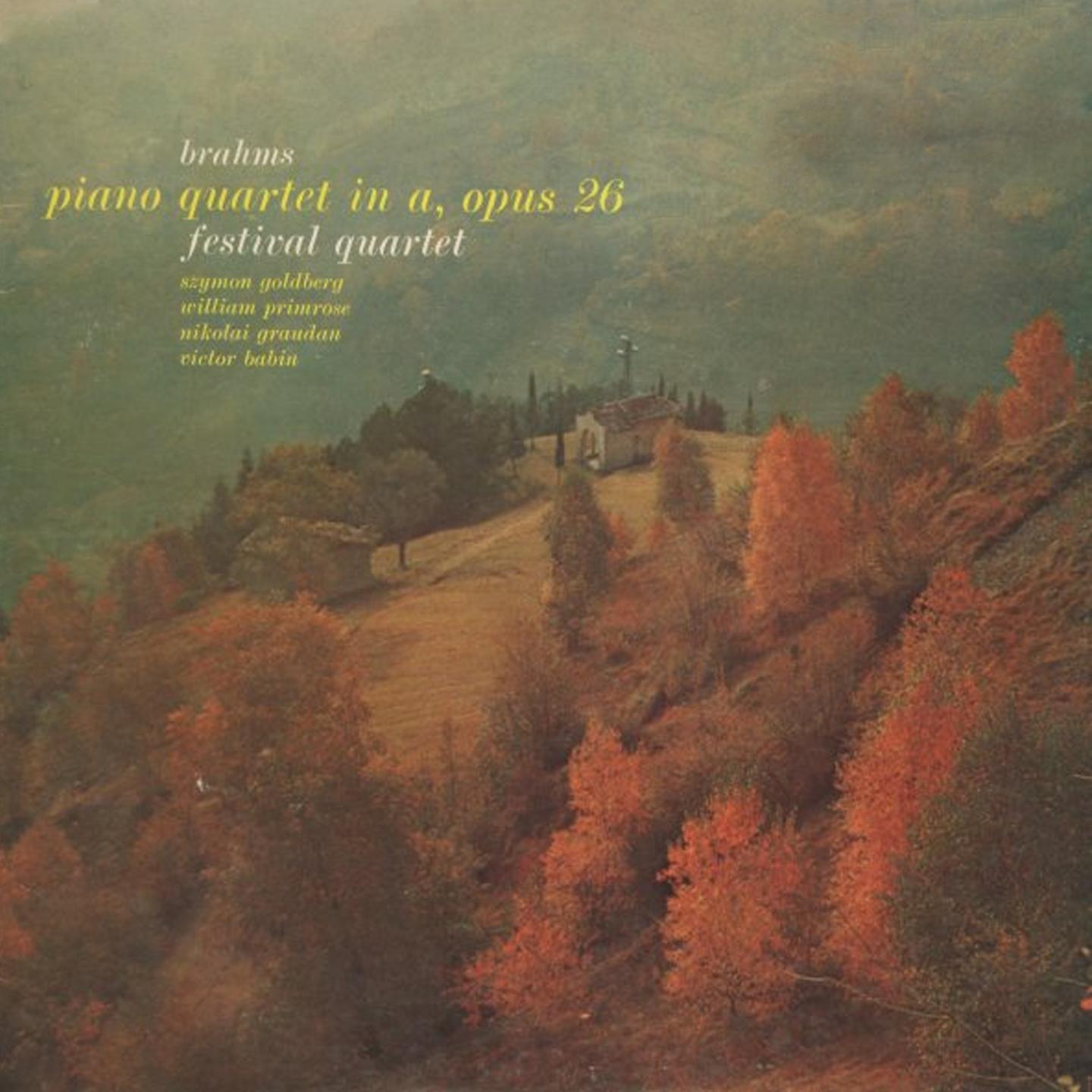 Quartet for Piano, Violin, Viola and Cello No. 2 in A major, Op. 26 / II. Poco adagio