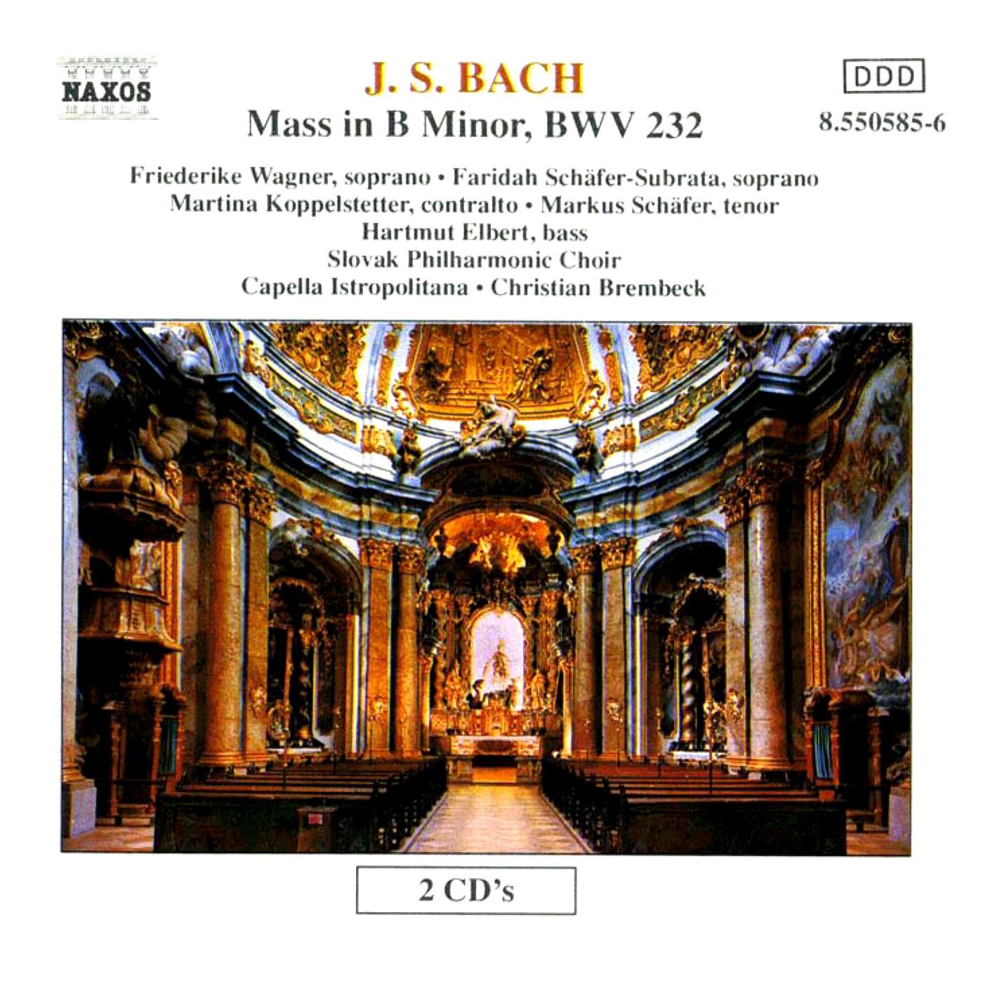 BACH, J.S.: Mass in B Minor, BWV 232 (Brembeck)