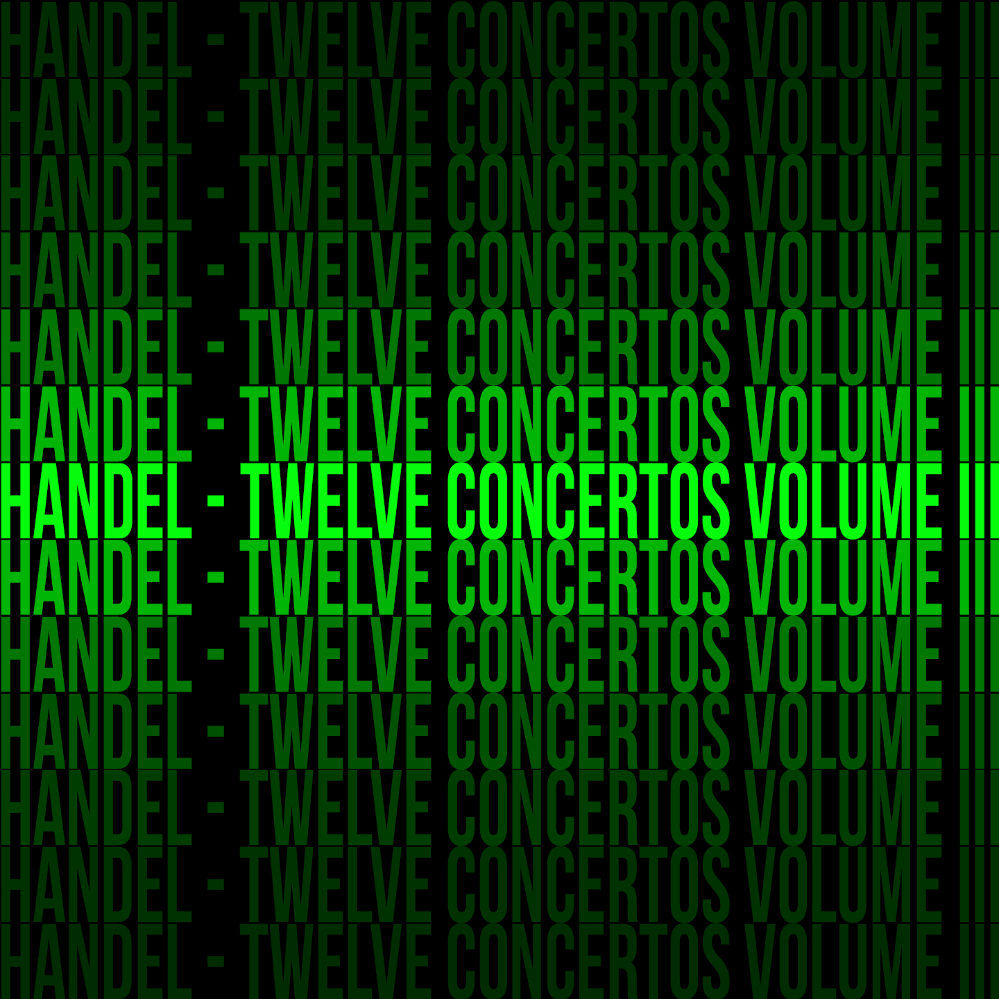 Handel - Twelve Concertos Volume III