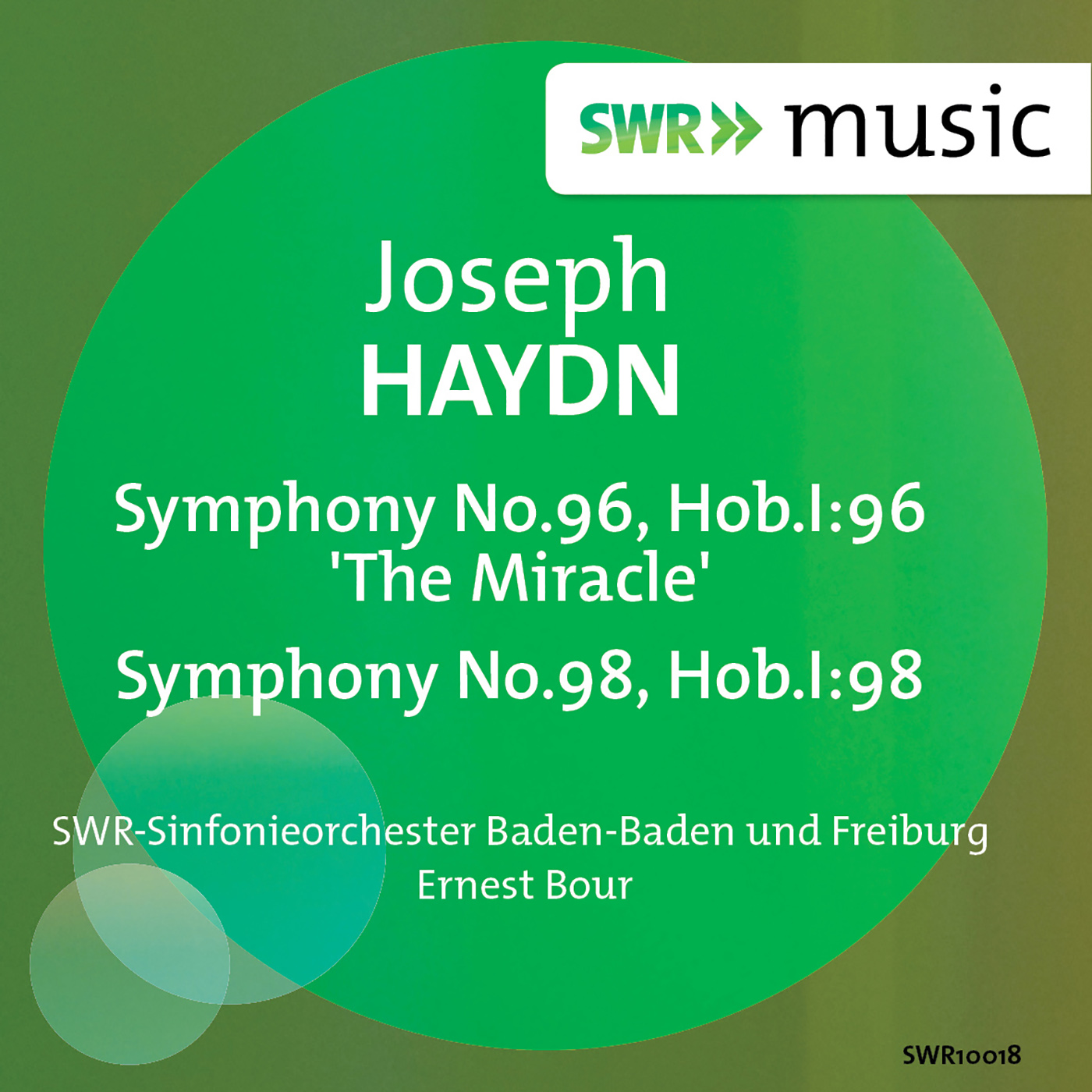 Haydn: Symphonies Nos. 96 & 98