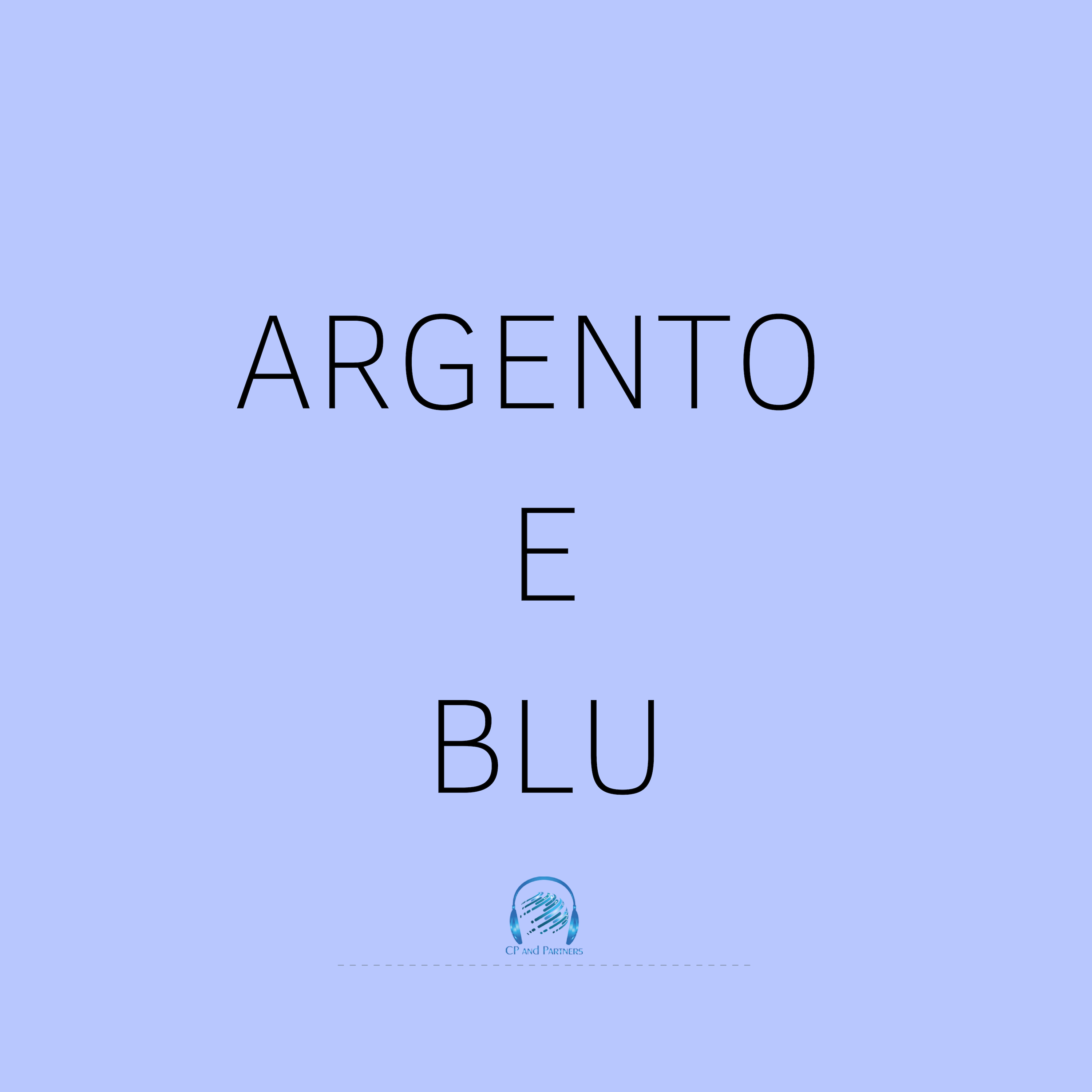 Argento e blu