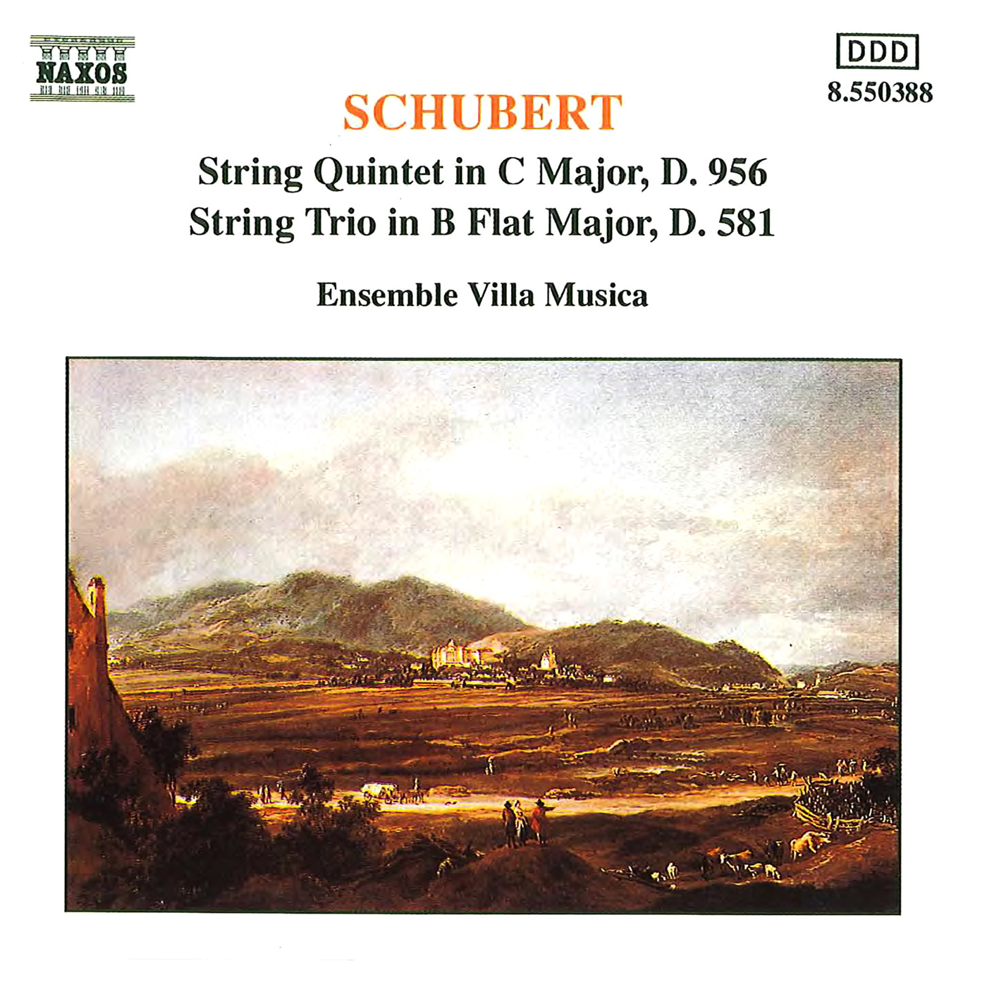 SCHUBERT: String Quintet in C Major / String Trio in B-Flat Major