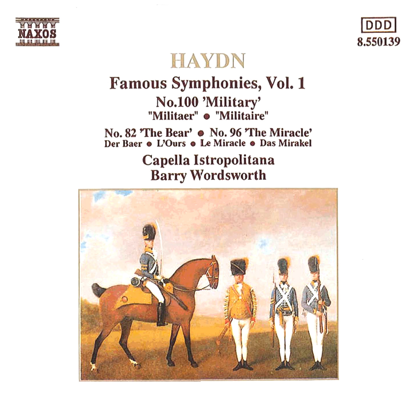 HAYDN: Symphonies, Vol.  1 (Nos. 82, 96, 100)