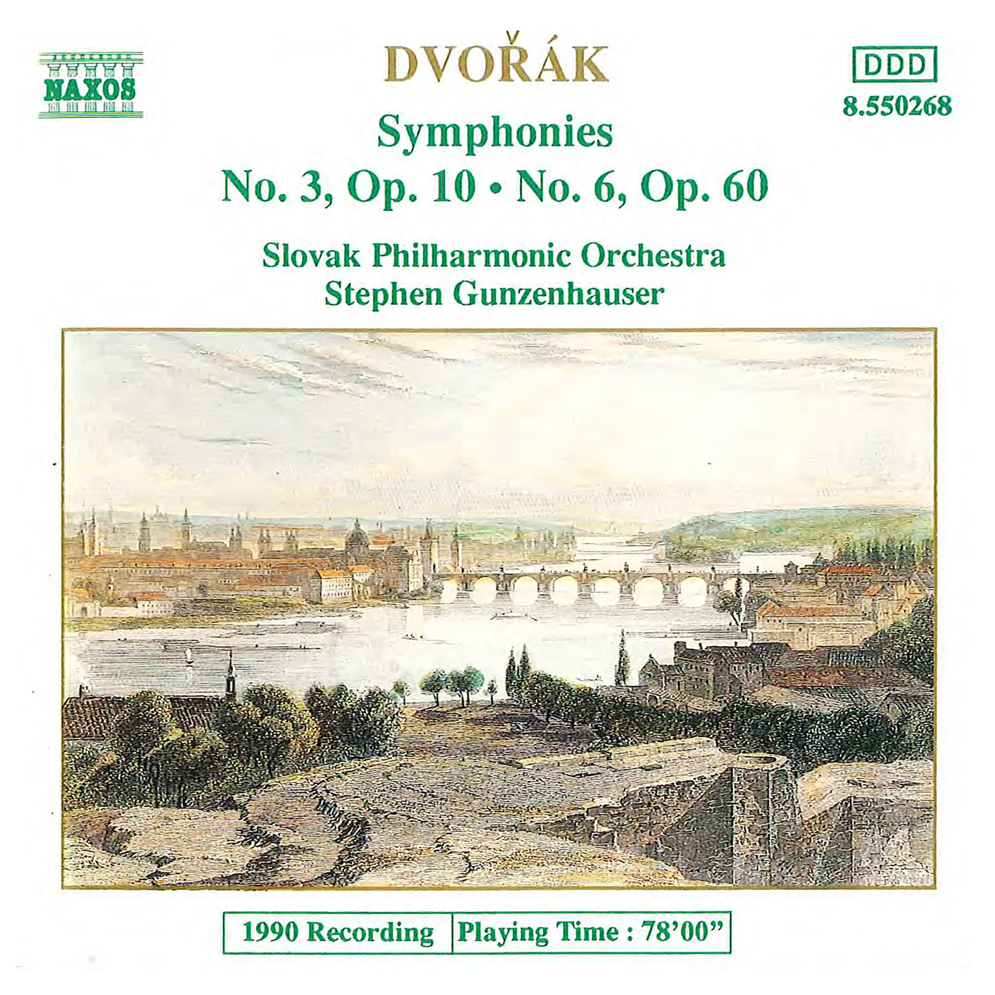 DVORAK: Symphonies Nos. 3 and 6