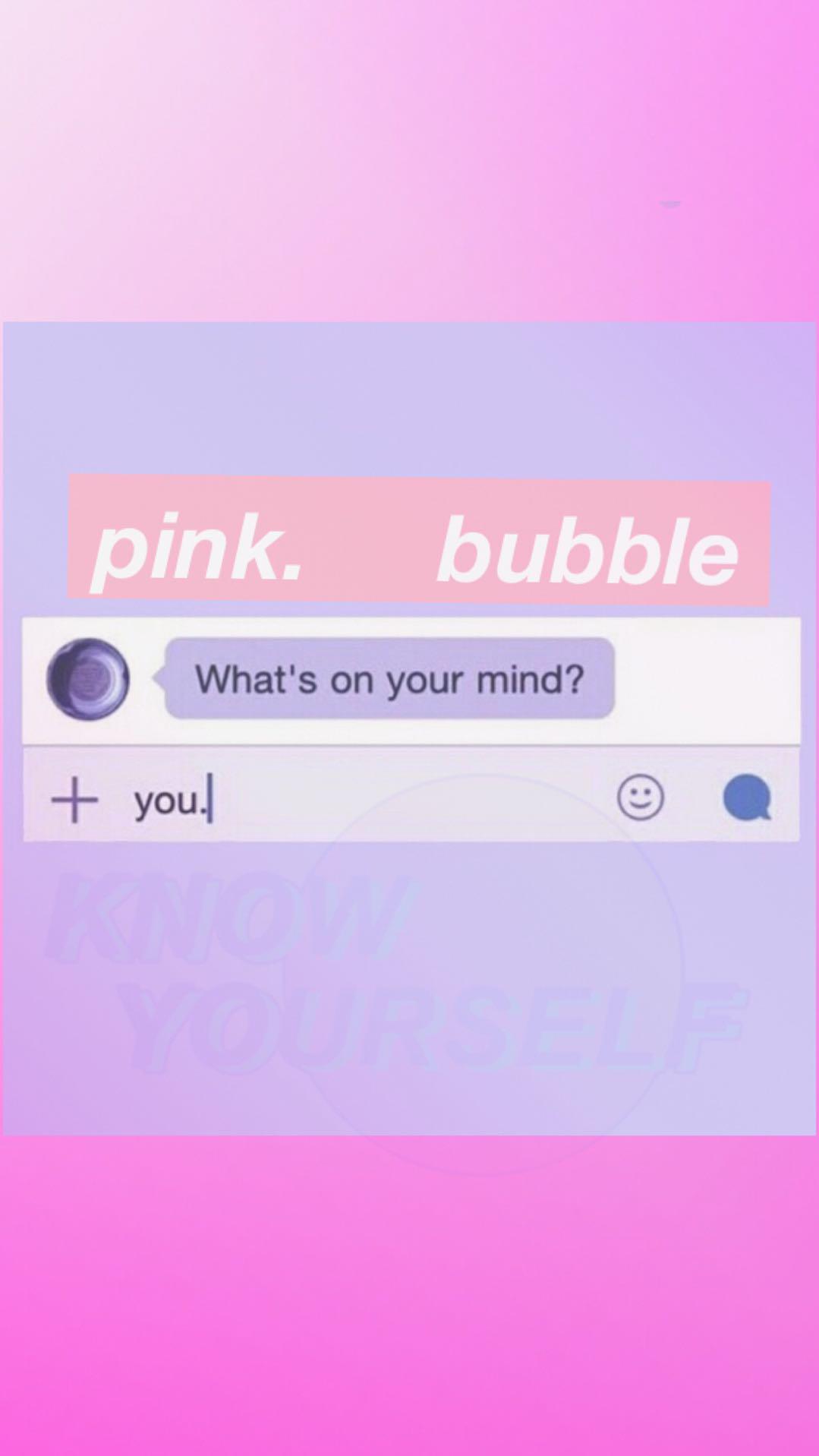 pink bubble demo